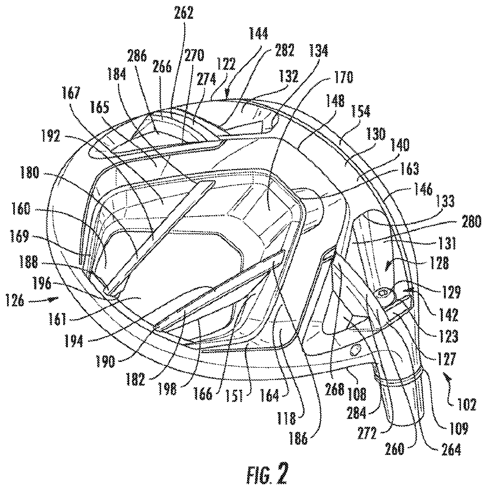 Patent US12318668 Figure 2 – Golf club head or other ball striking device having impact-influencing body features