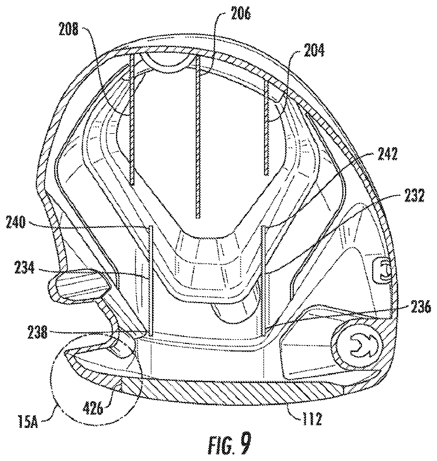 Patent US12318668 Figure 9 – Golf club head or other ball striking device having impact-influencing body features