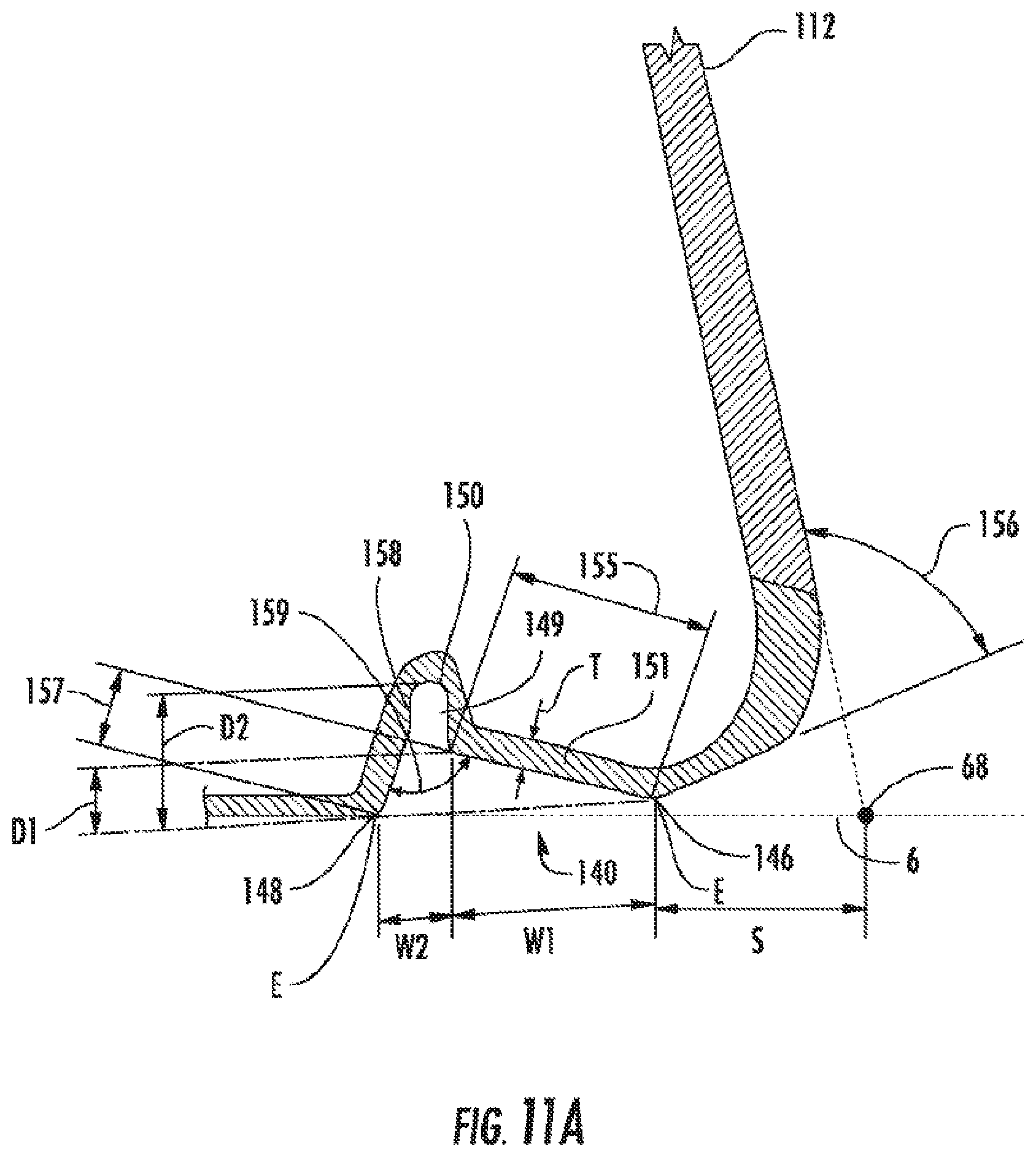 Patent US12318668 Figure 13 – Golf club head or other ball striking device having impact-influencing body features
