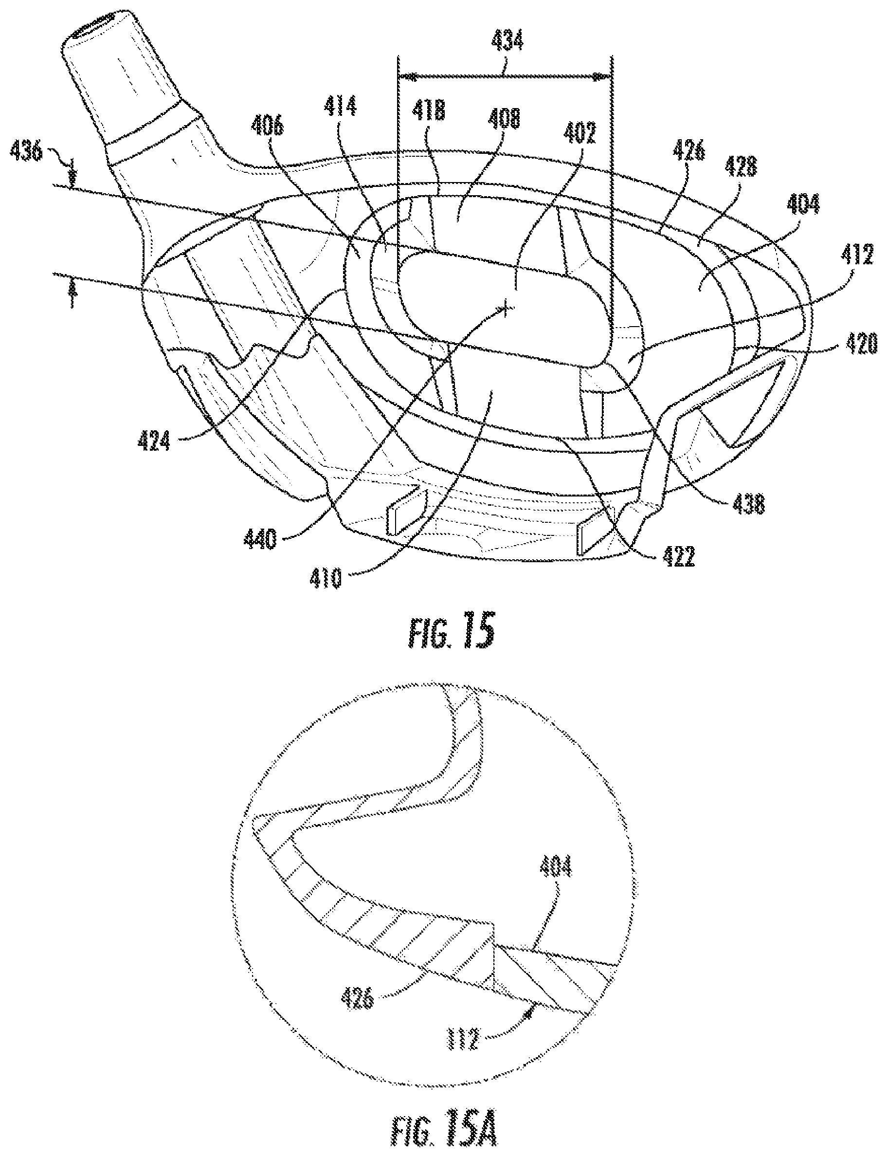 Patent US12318668 Figure 17 – Golf club head or other ball striking device having impact-influencing body features