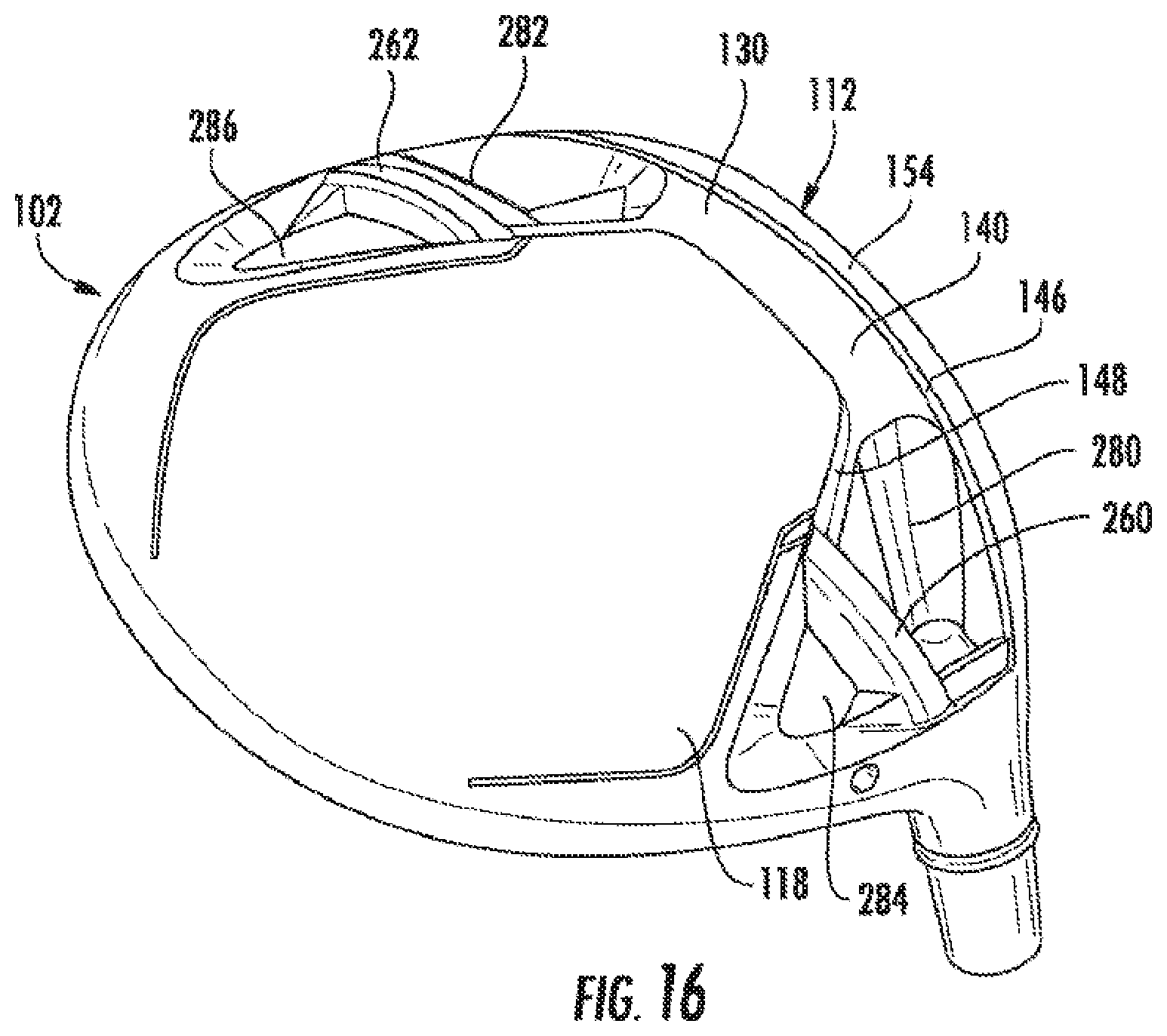 Patent US12318668 Figure 18 – Golf club head or other ball striking device having impact-influencing body features