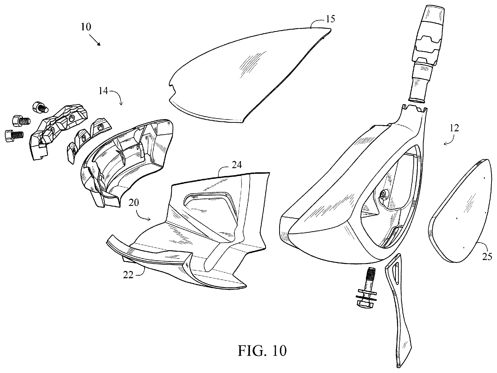 Patent US12318669 Figure 7 – Golf club head