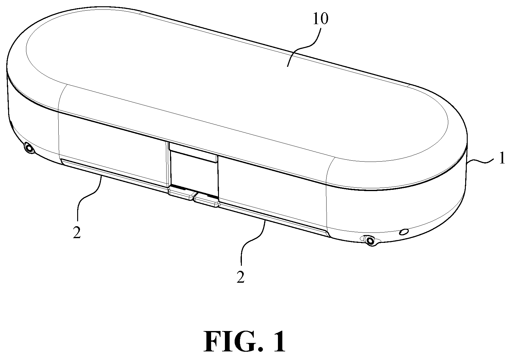 Patent US12318671 Figure 1 – Golf putting practice device