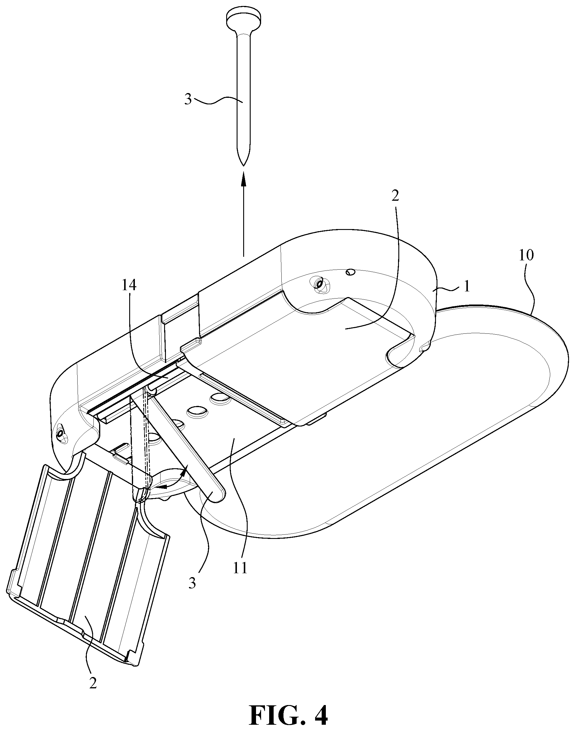 Patent US12318671 Figure 4 – Golf putting practice device