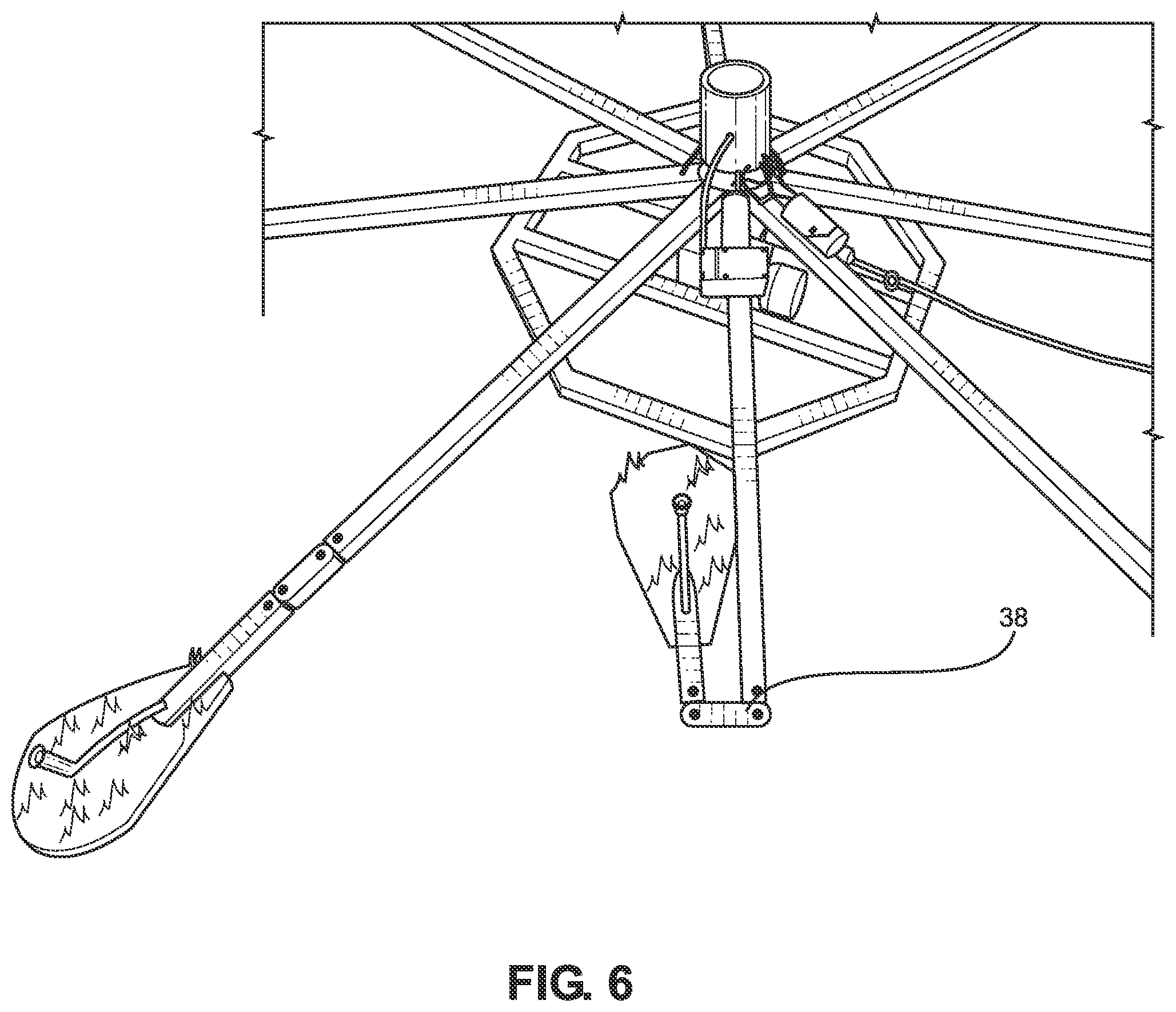 Patent US12318672 Figure 4 – Rotating golf tee assembly