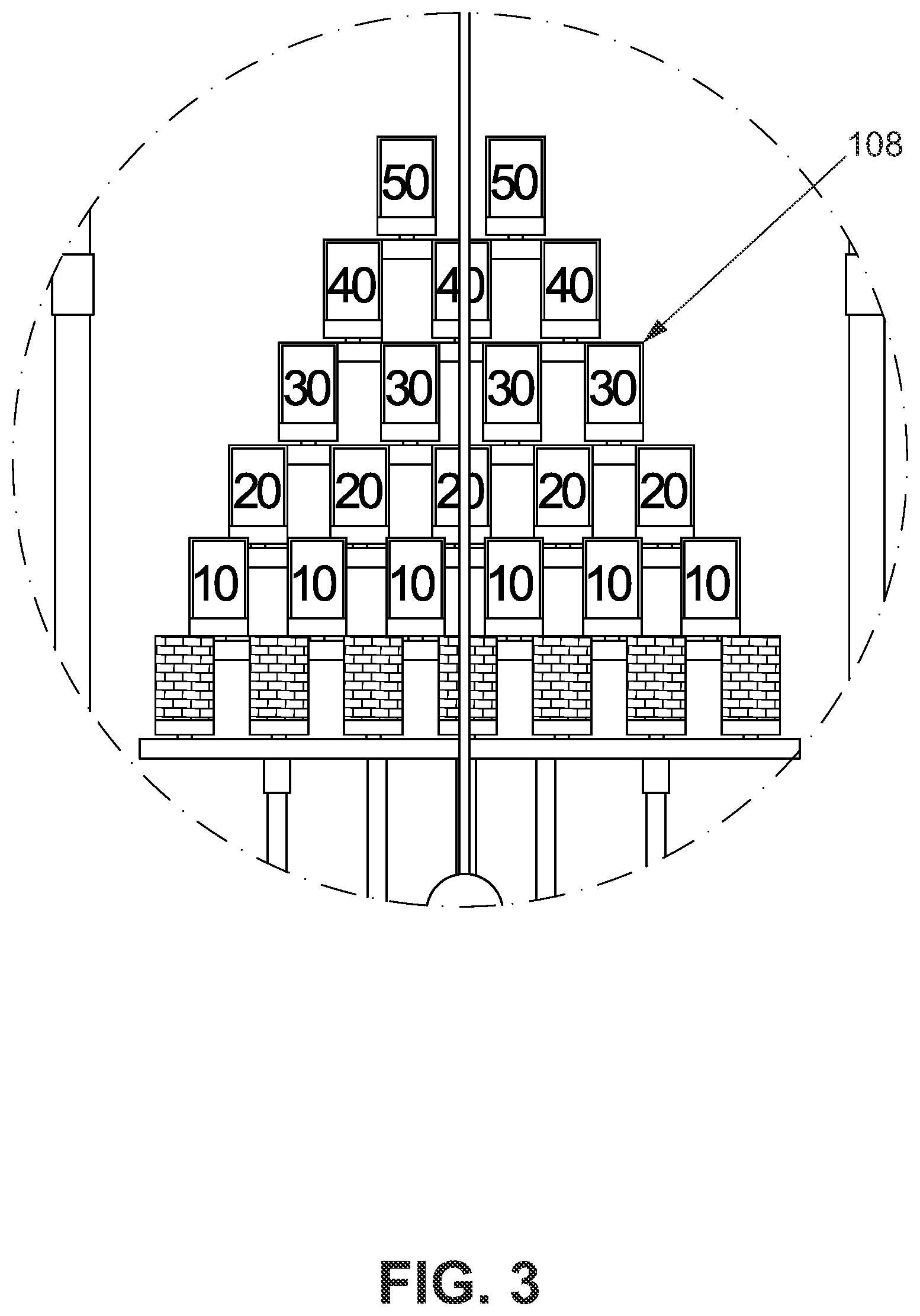 Patent US12318675 Figure 3 – Pendulum game apparatus