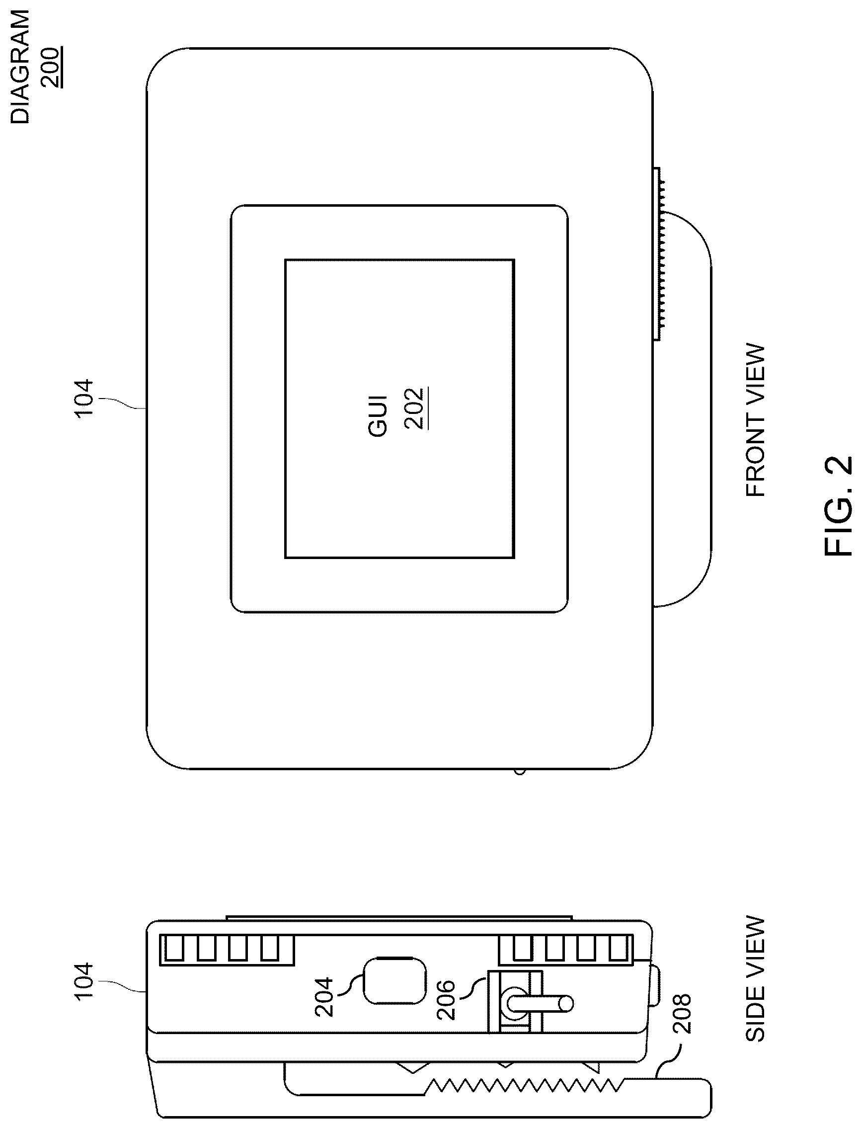 Patent US12318677 Figure 2 – Methods, devices, and systems for facilitating umpires officiating a baseball game