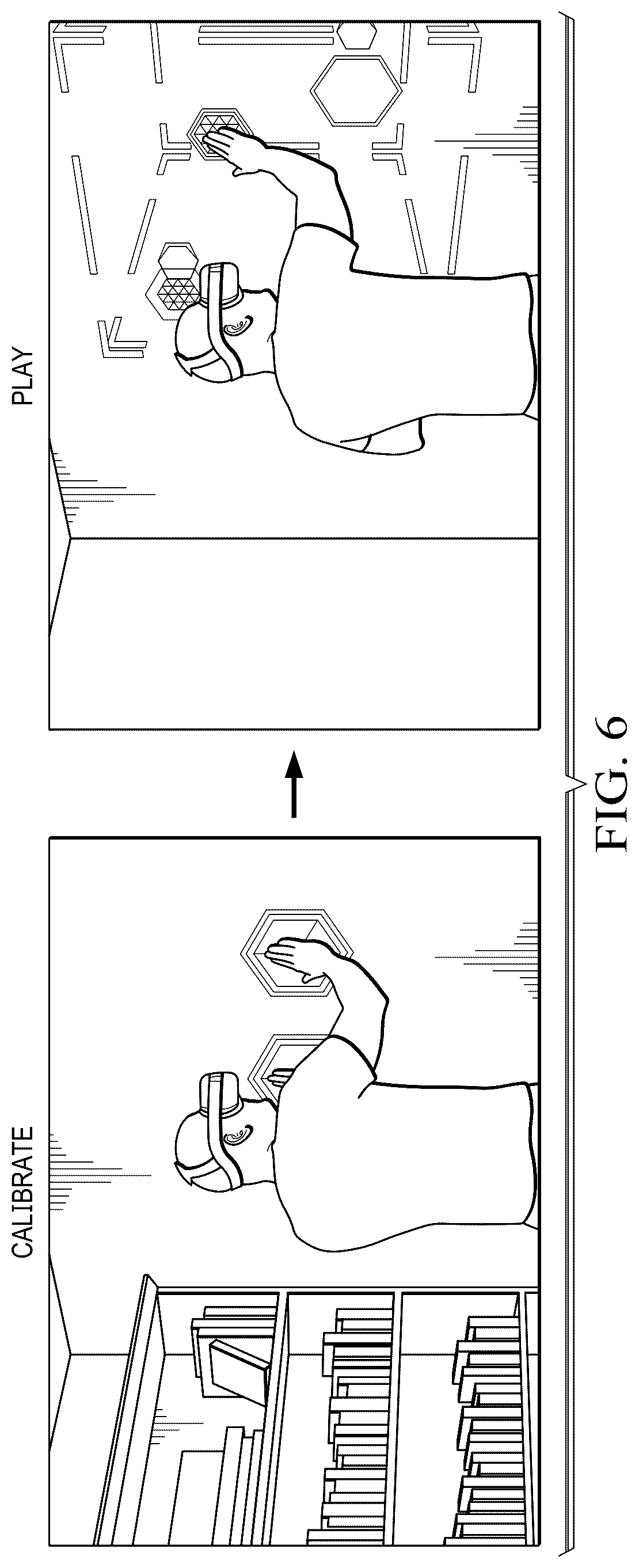 Patent US12318678 Figure 6 – Embedding a trainer in virtual reality (VR) environment for real-time coaching, accountability and feedback