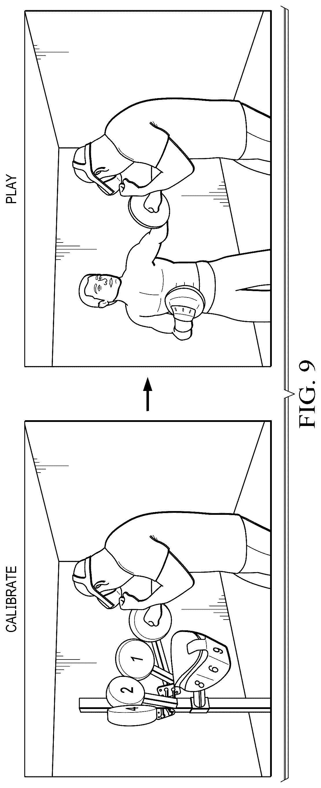 Patent US12318678 Figure 9 – Embedding a trainer in virtual reality (VR) environment for real-time coaching, accountability and feedback