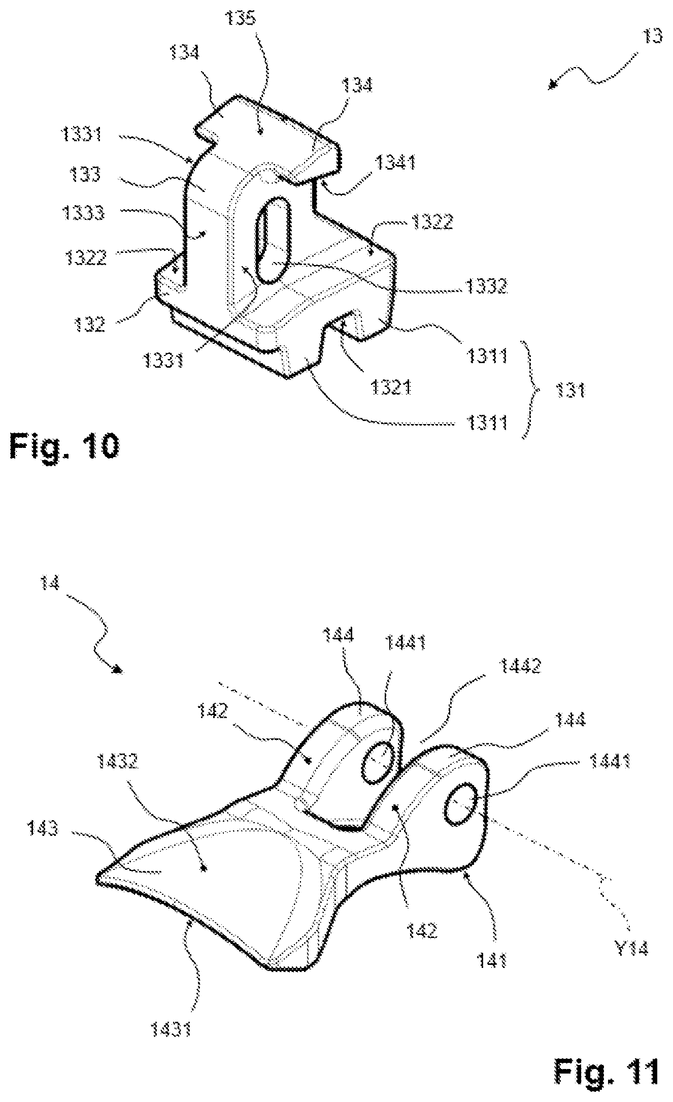 Patent US12318679 Figure 7 – Device for retaining a boot on a gliding board and gliding apparatus comprising such a device