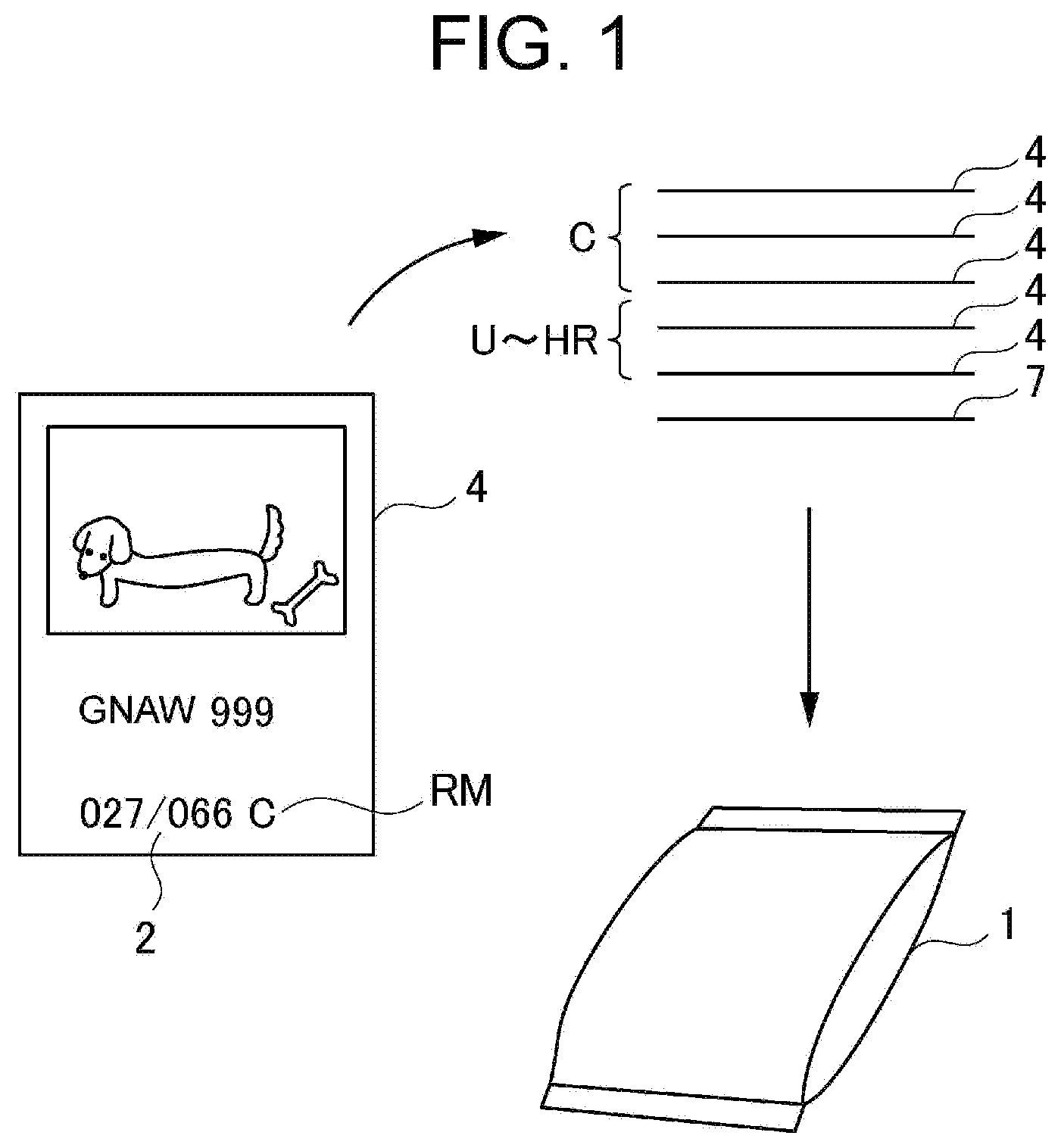 Patent US12318682 Figure 1 – Trading card package and manufacturing method for same