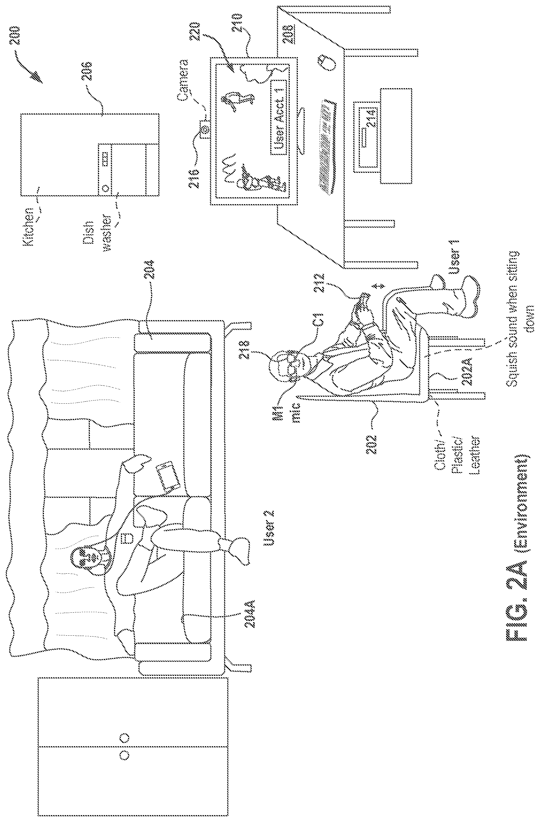 Patent US12318684 Figure 2 – Systems and methods for determining a type of material of an object in a real-world environment