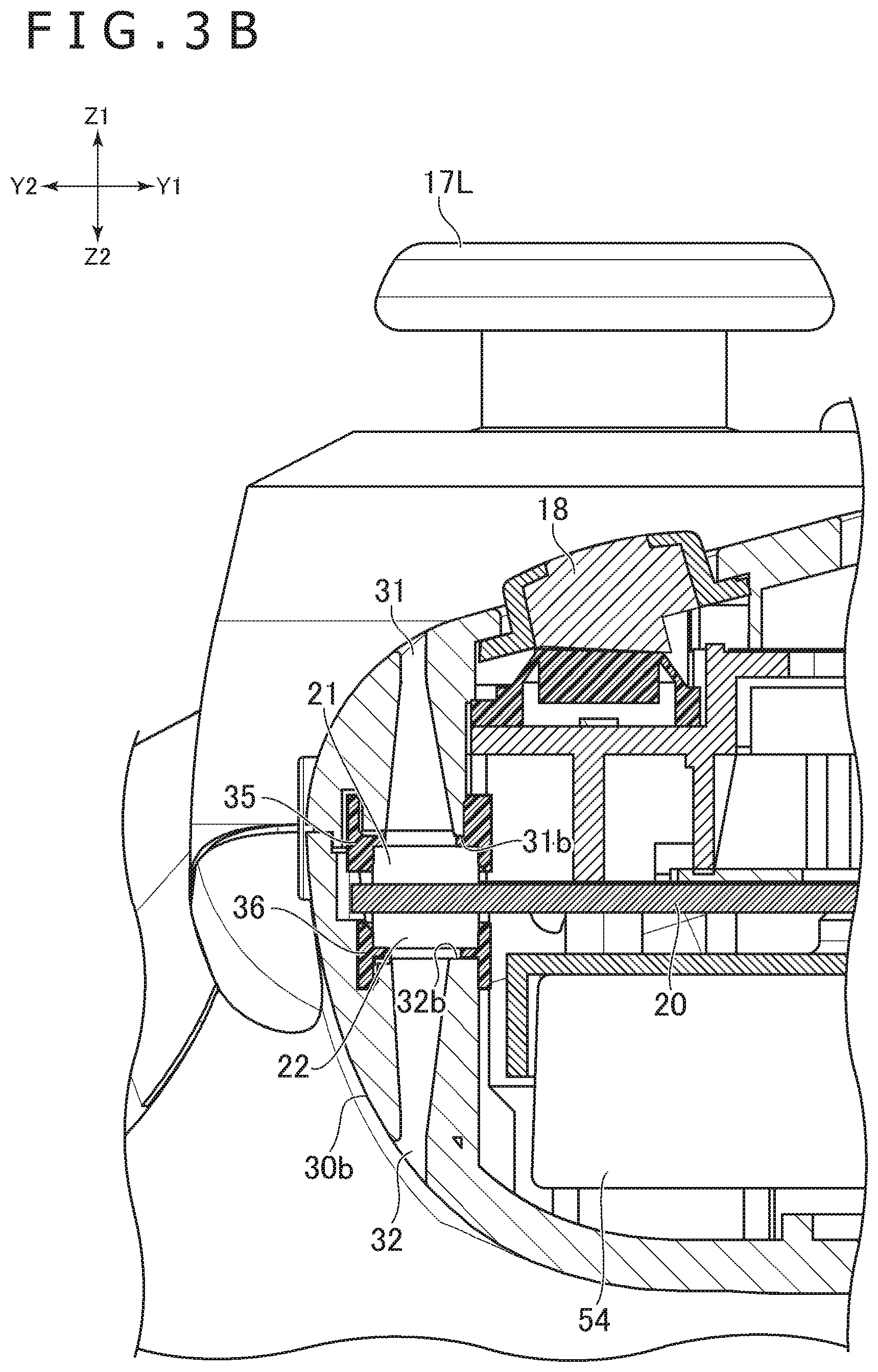 Patent US12318685 Figure 5 – Input device