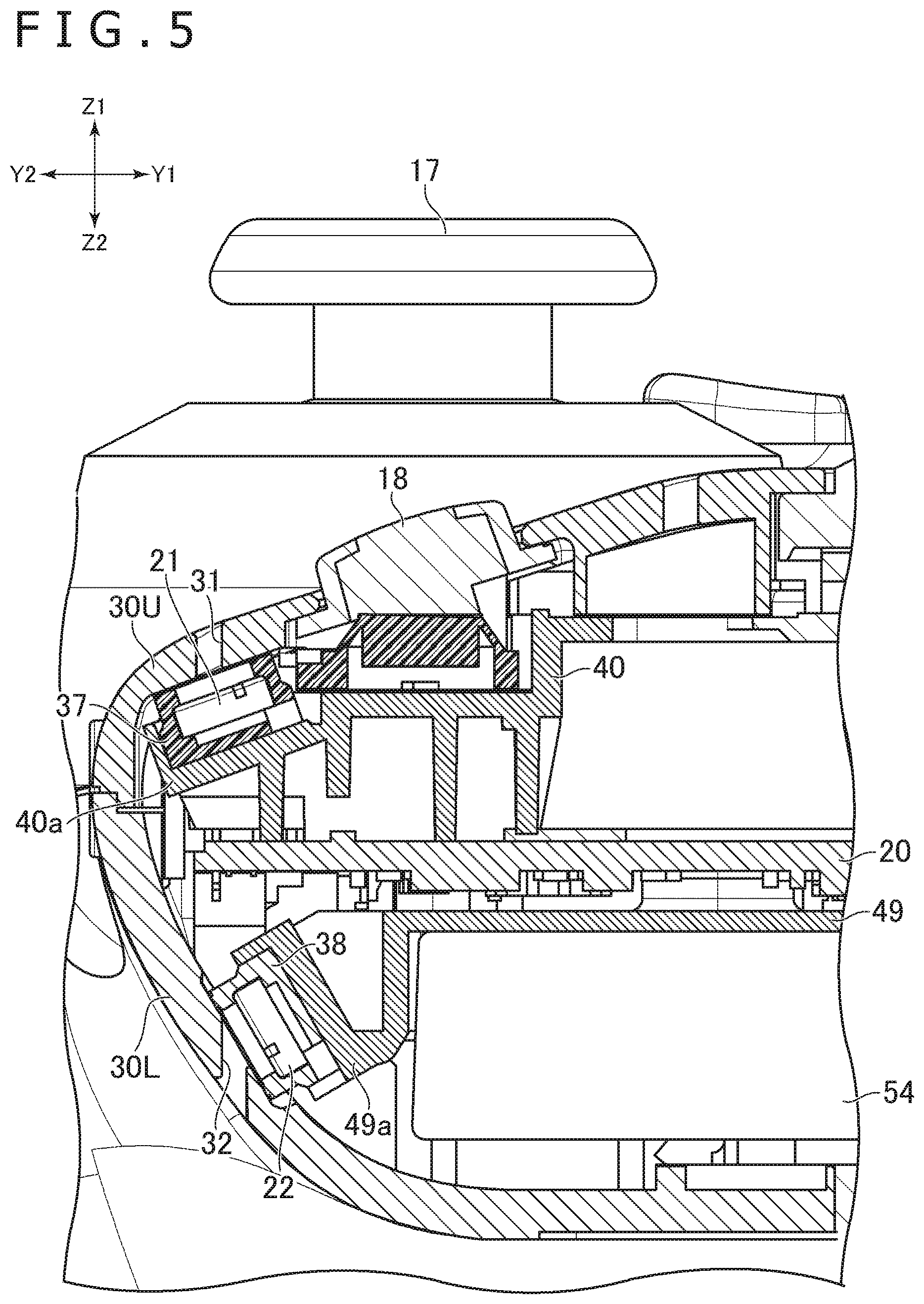 Patent US12318685 Figure 7 – Input device