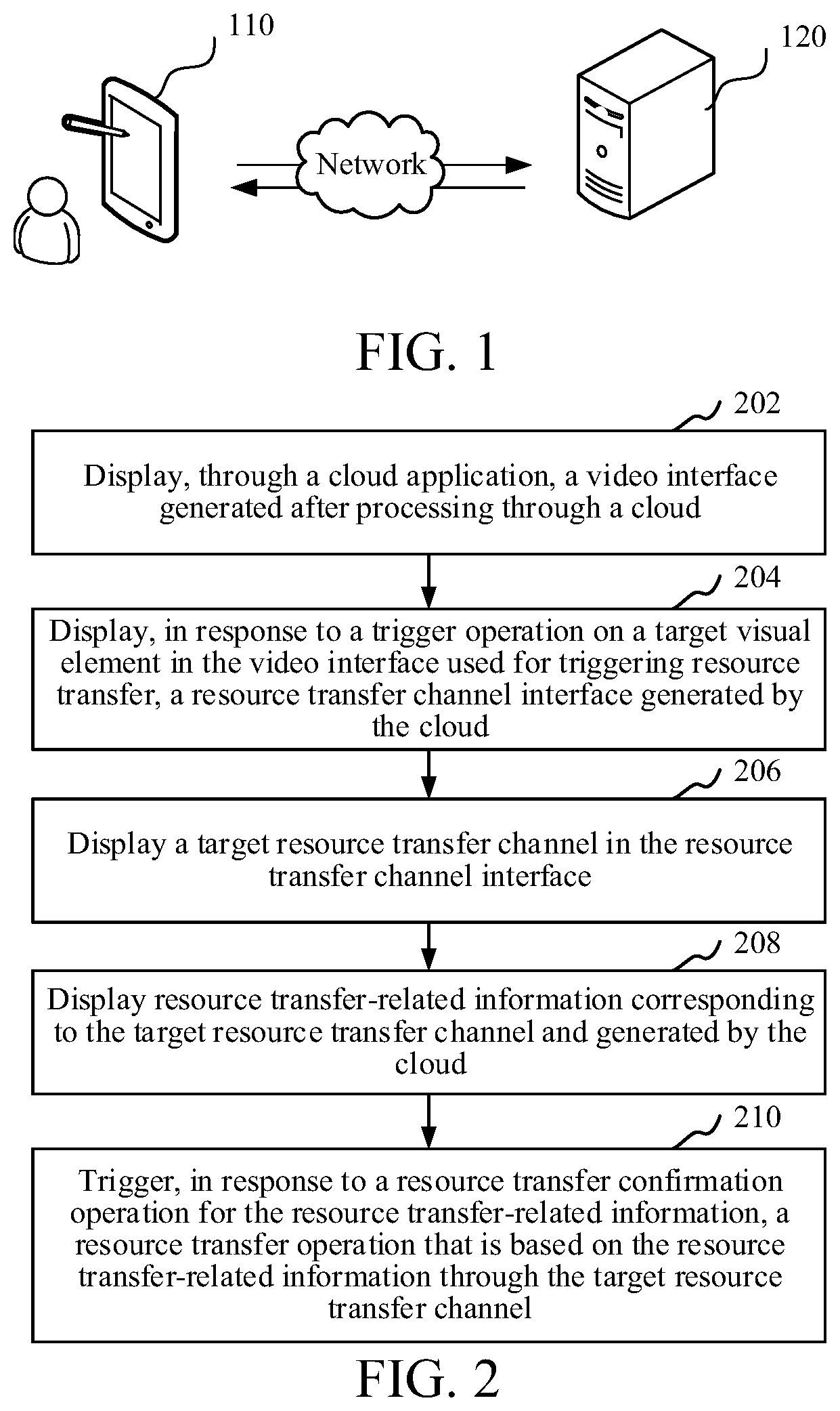 Patent US12318688 Figure 1 – Cloud application-based resource transfer method and apparatus, and computer device and storage medium