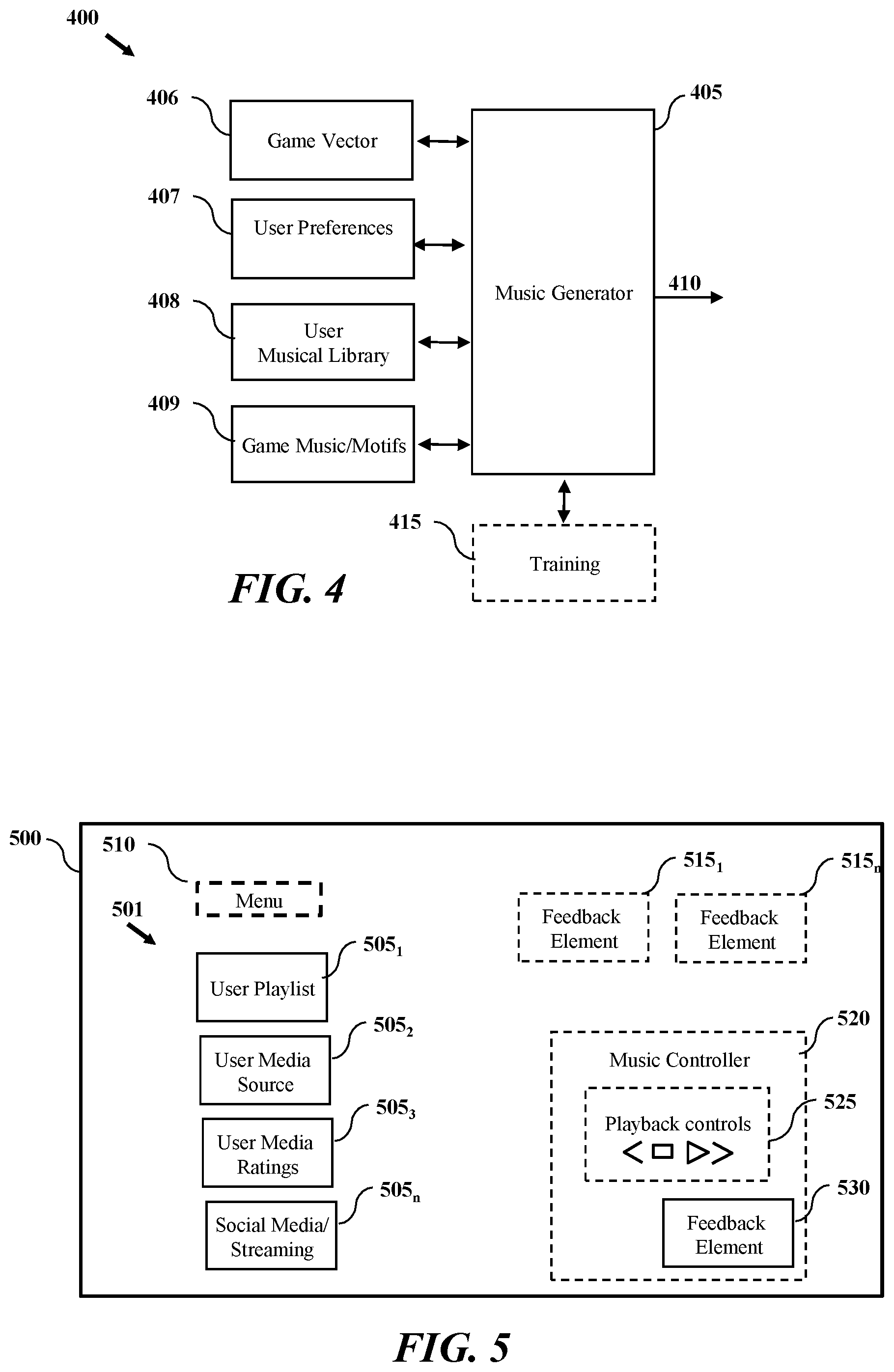 Patent US12318691 Figure 3 – User preference customized generation of gaming music