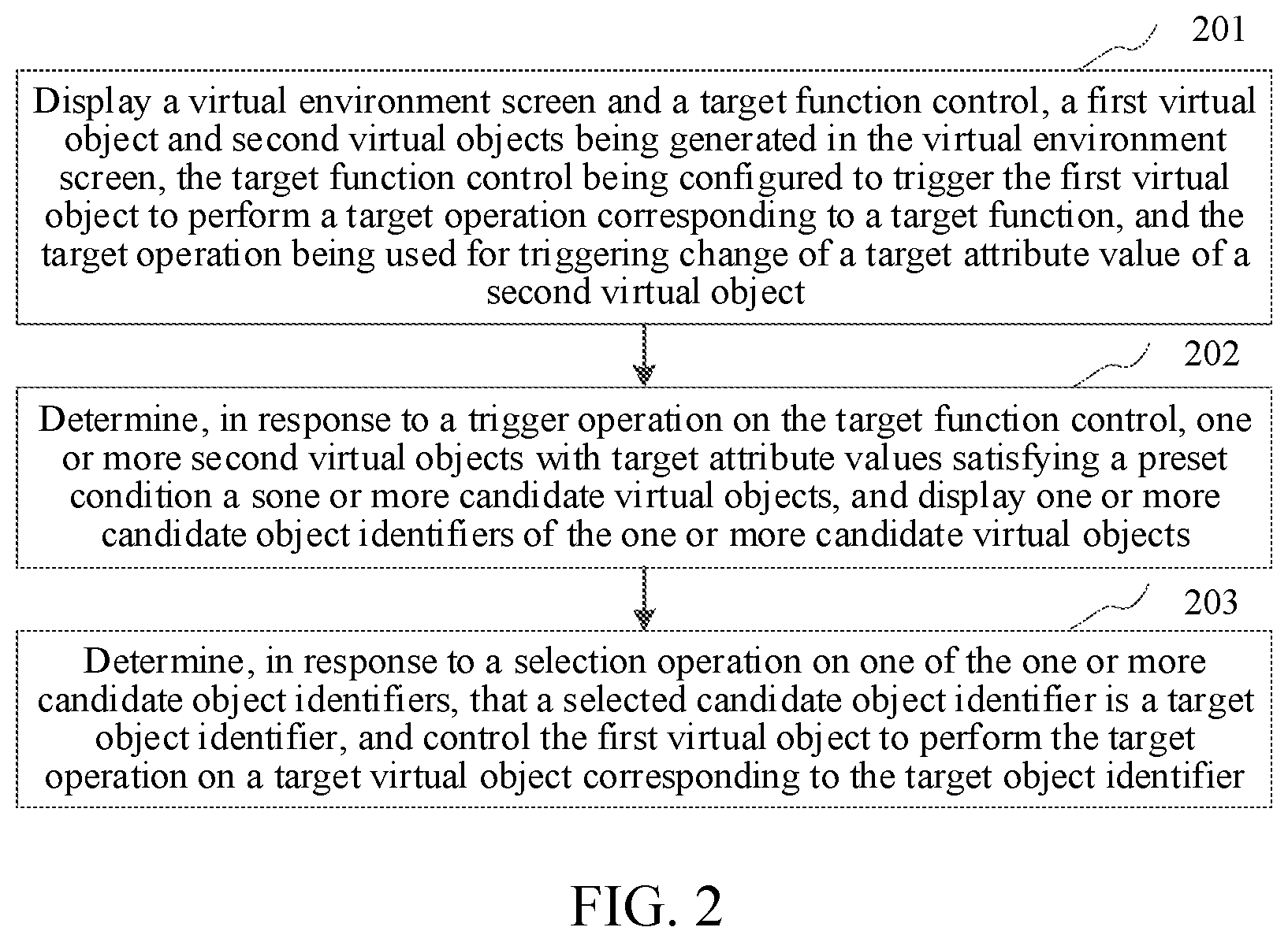 Patent US12318692 Figure 2 – Virtual object control method and apparatus, terminal, and storage medium