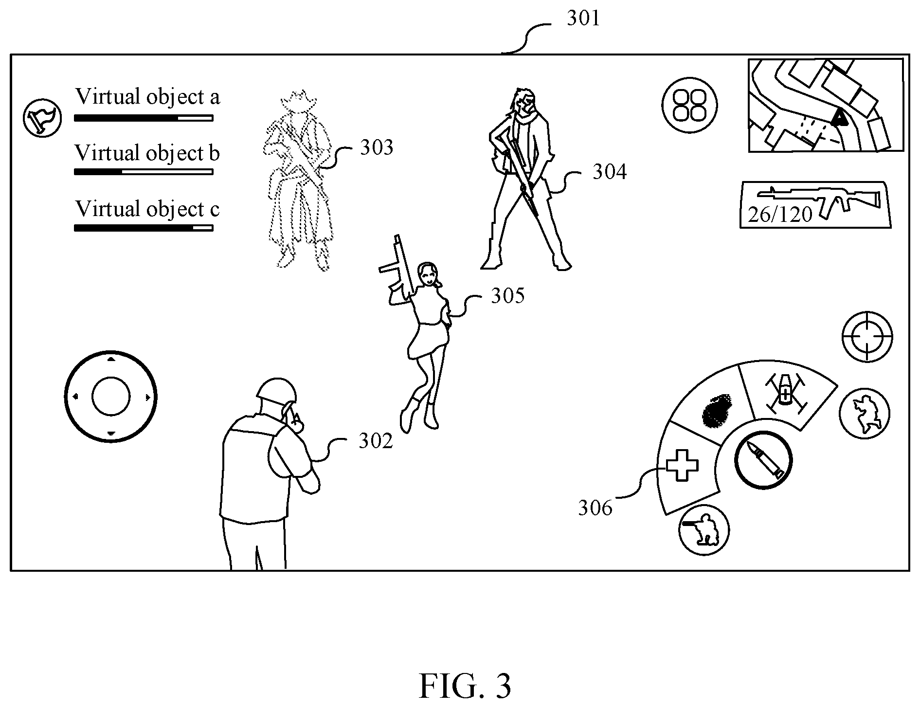 Patent US12318692 Figure 3 – Virtual object control method and apparatus, terminal, and storage medium
