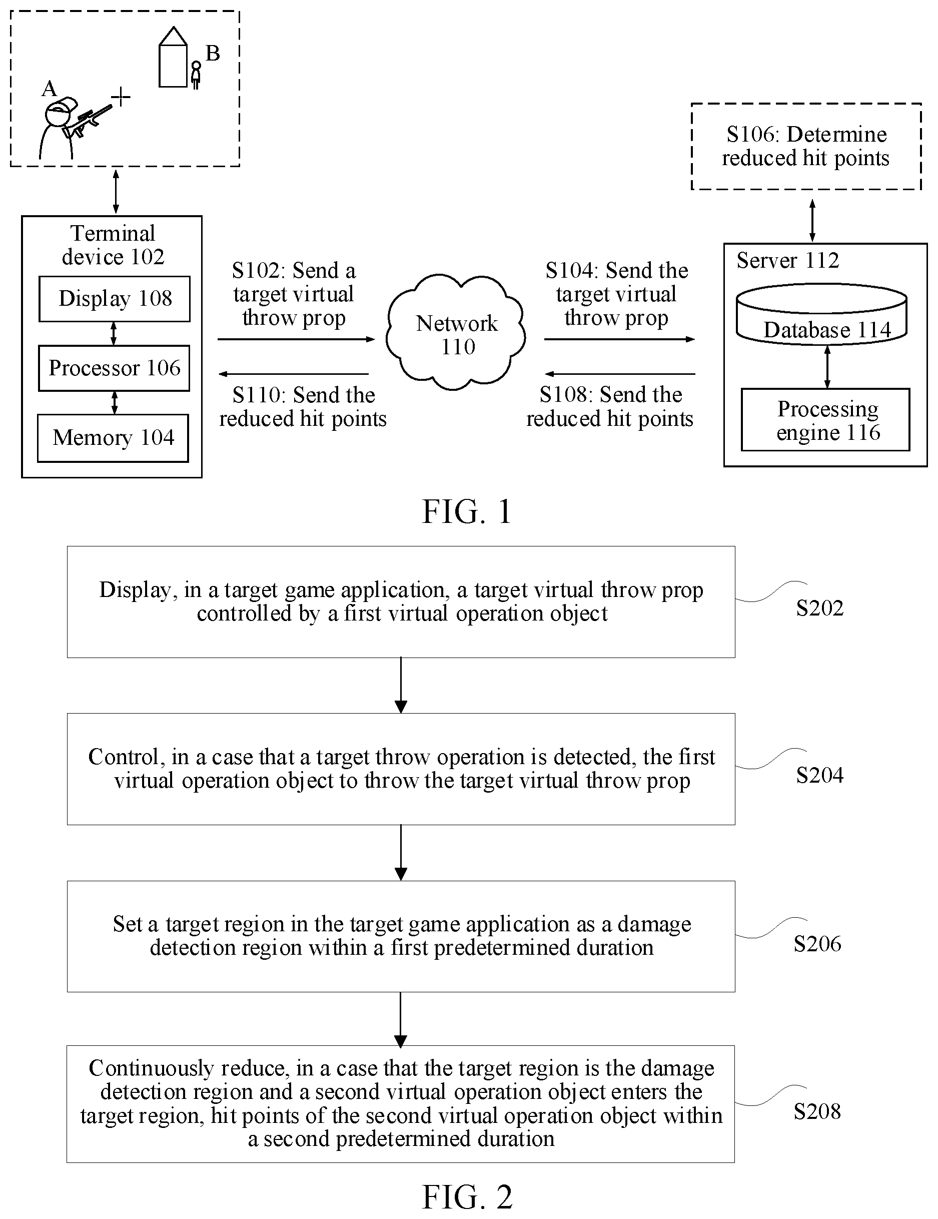 Patent US12318694 Figure 1 – Virtual prop control method and apparatus, storage medium and electronic device