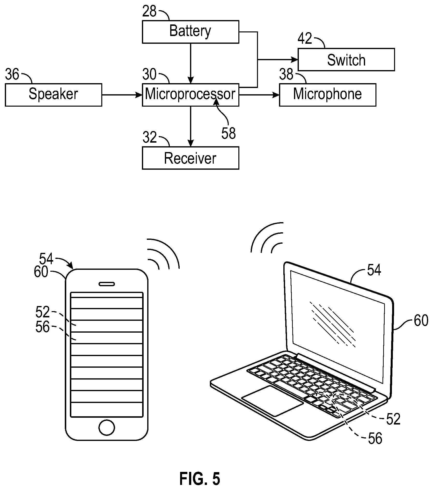 Patent US12318703 Figure 5 – Interactive doll assembly