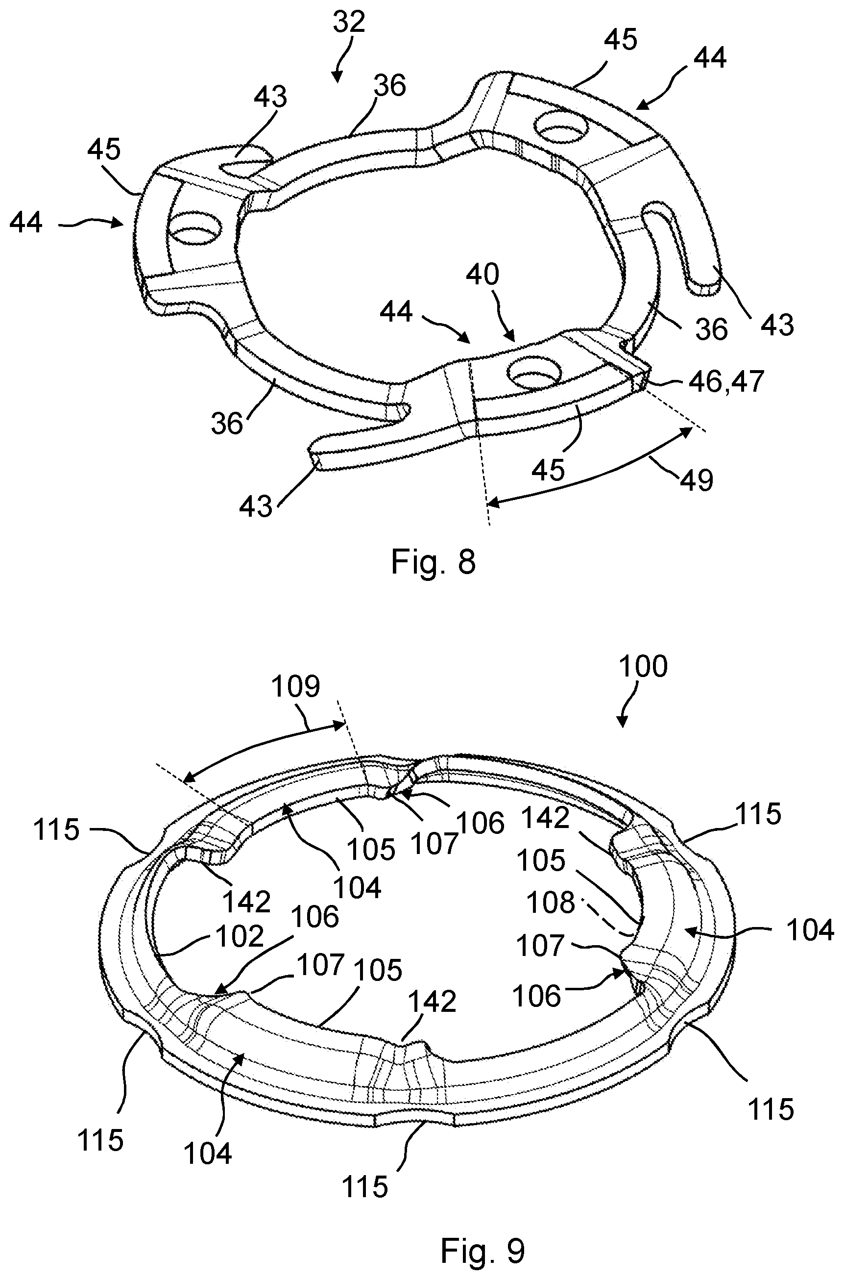 Patent US12318711 Figure 7 – Treatment device for treating fluids, in particular liquid fluids, and treatment unit and connection head for a treatment device