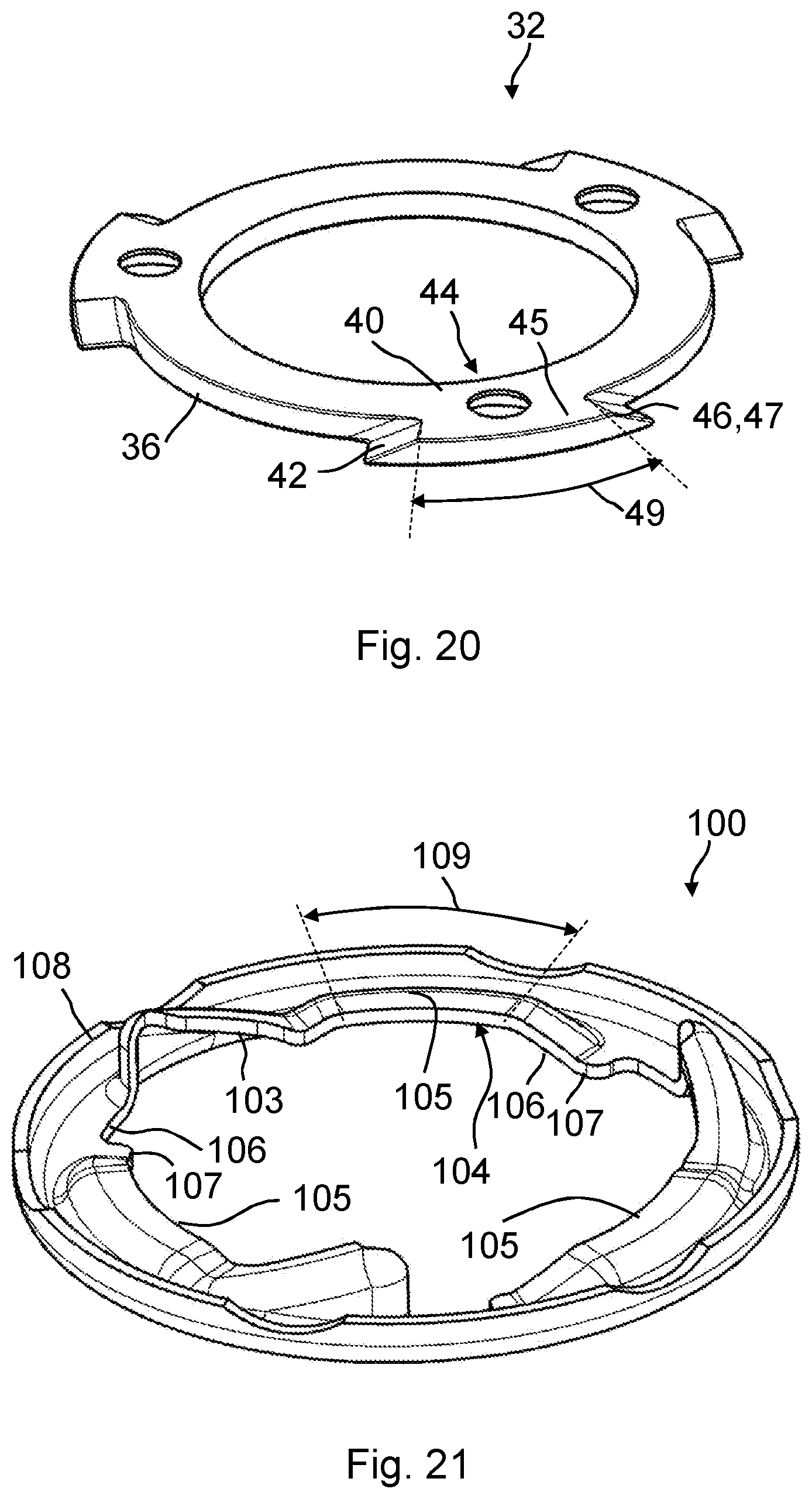 Patent US12318711 Figure 13 – Treatment device for treating fluids, in particular liquid fluids, and treatment unit and connection head for a treatment device