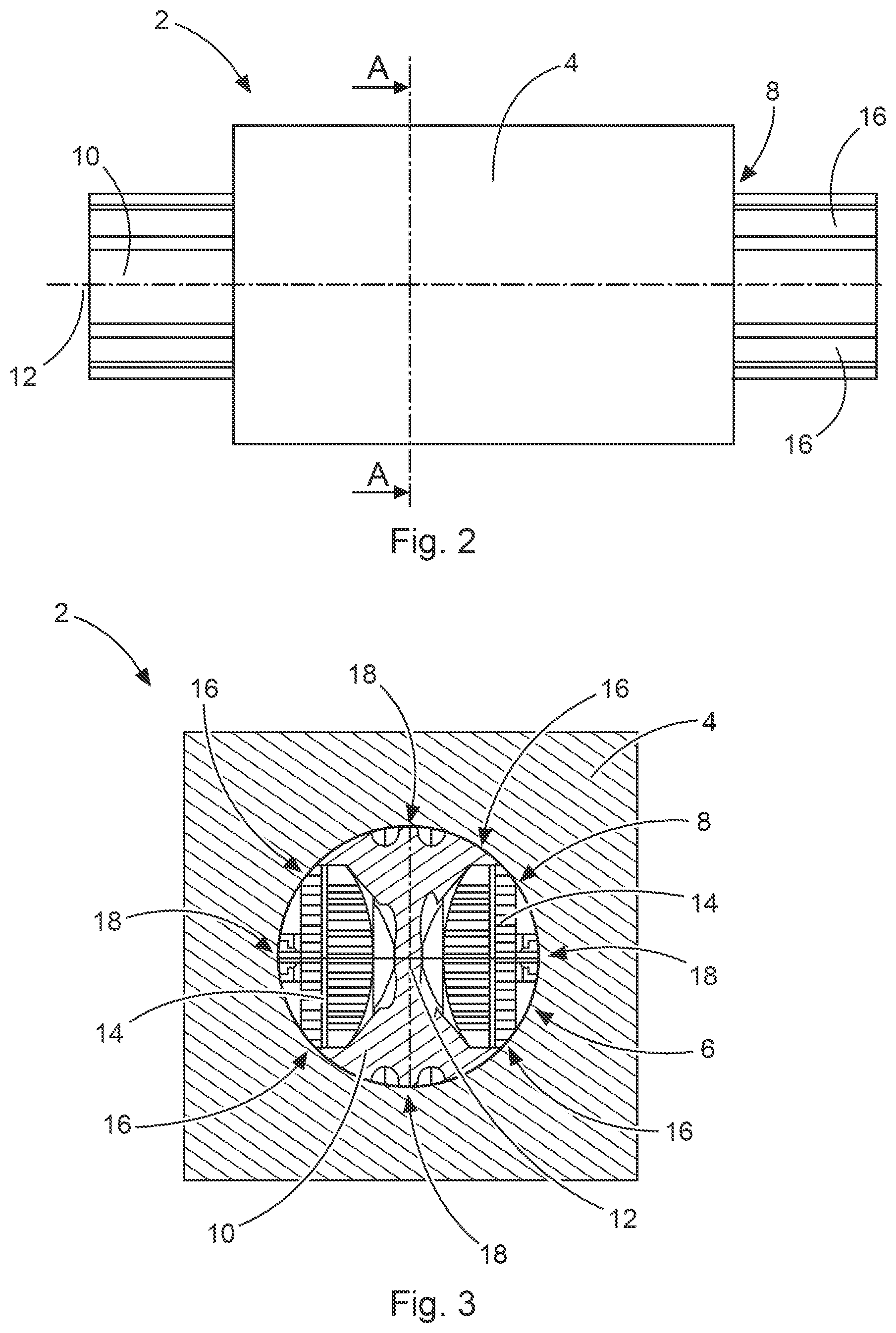 Patent US12318712 Figure 2 – Apparatus for filtering a fluid, in particular a plastic melt having impurities, and a valve arrangement for such a fluid