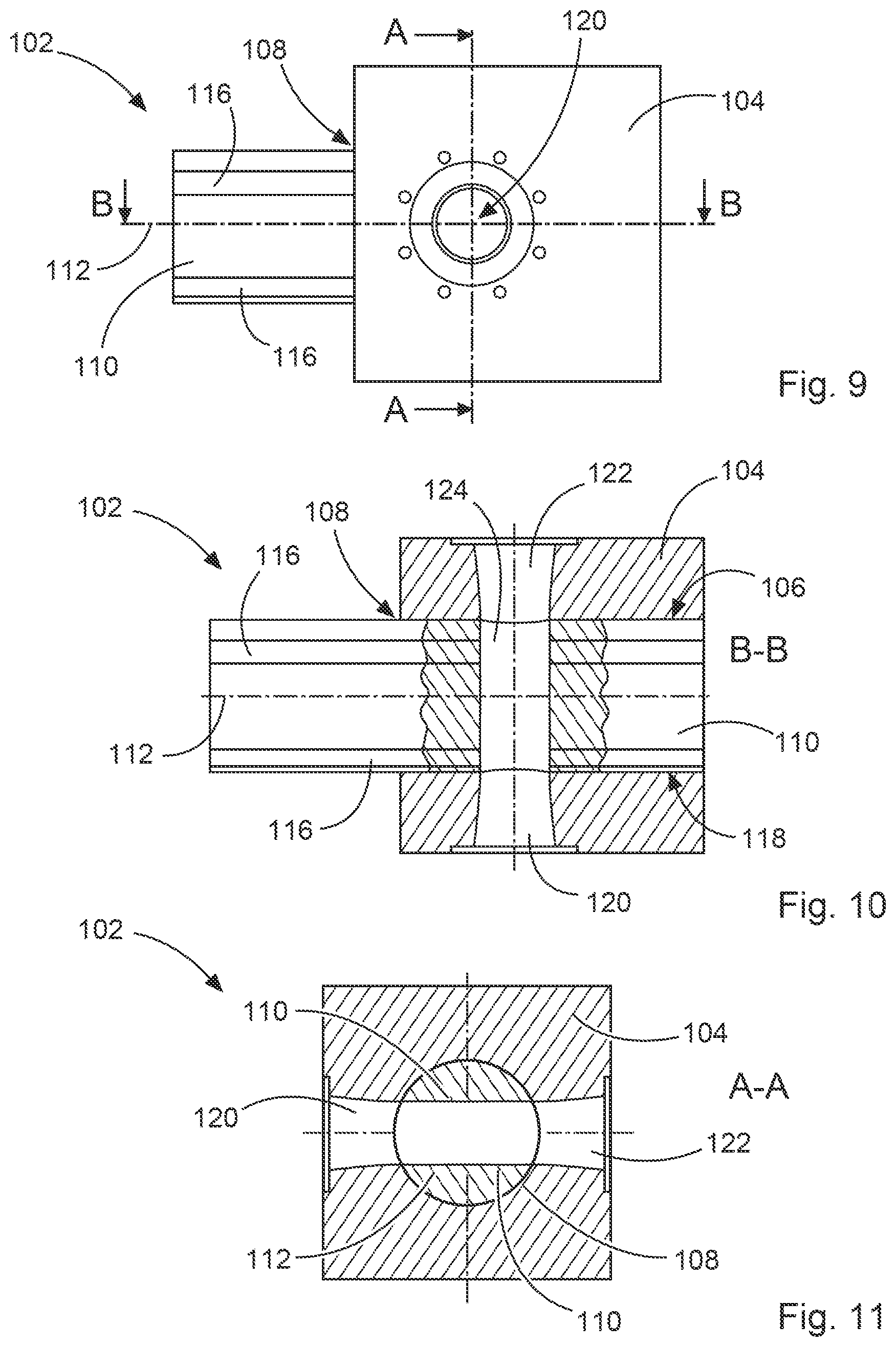 Patent US12318712 Figure 6 – Apparatus for filtering a fluid, in particular a plastic melt having impurities, and a valve arrangement for such a fluid