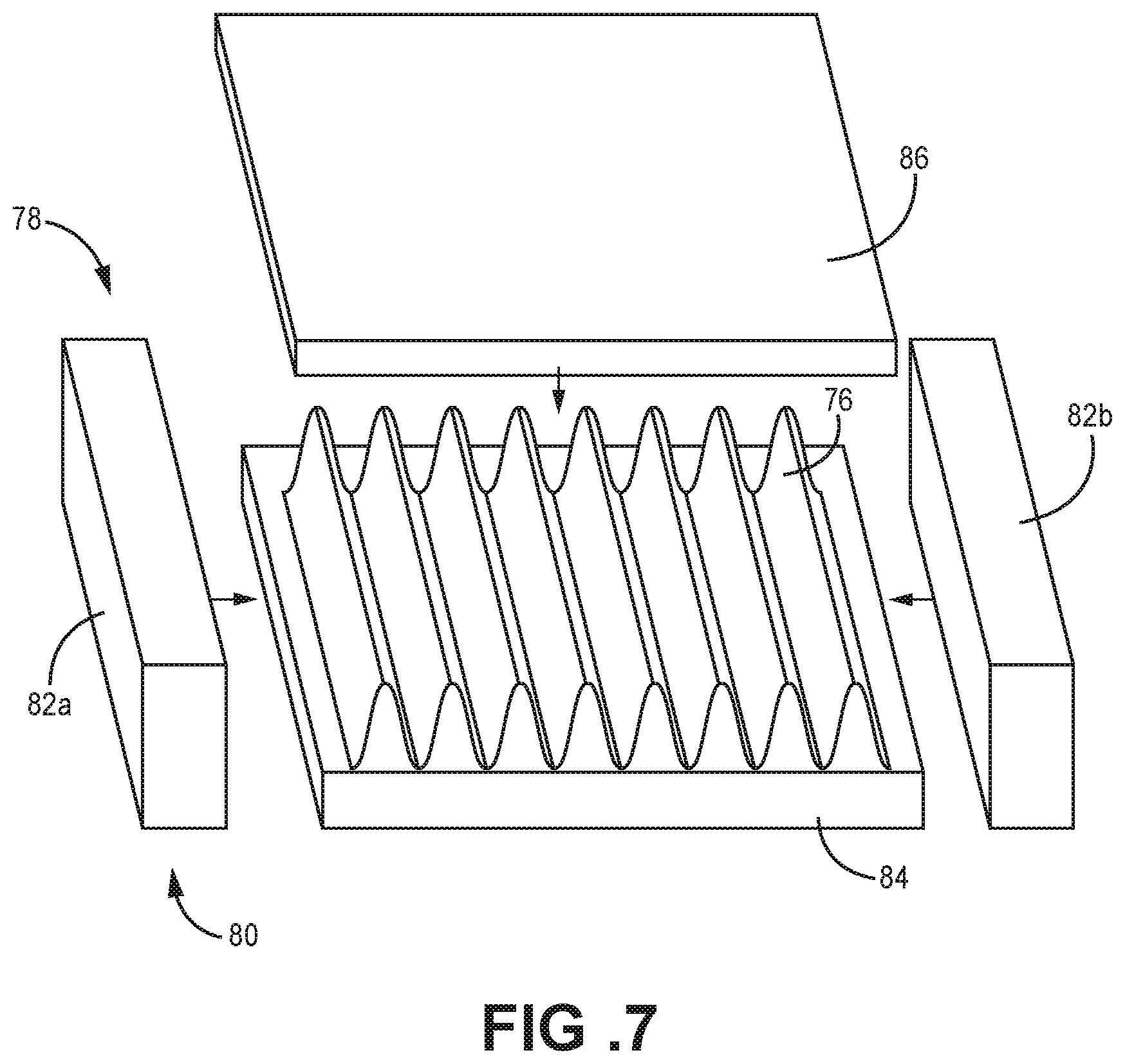 Patent US12318713 Figure 7 – Pleated fluid filter element and methods