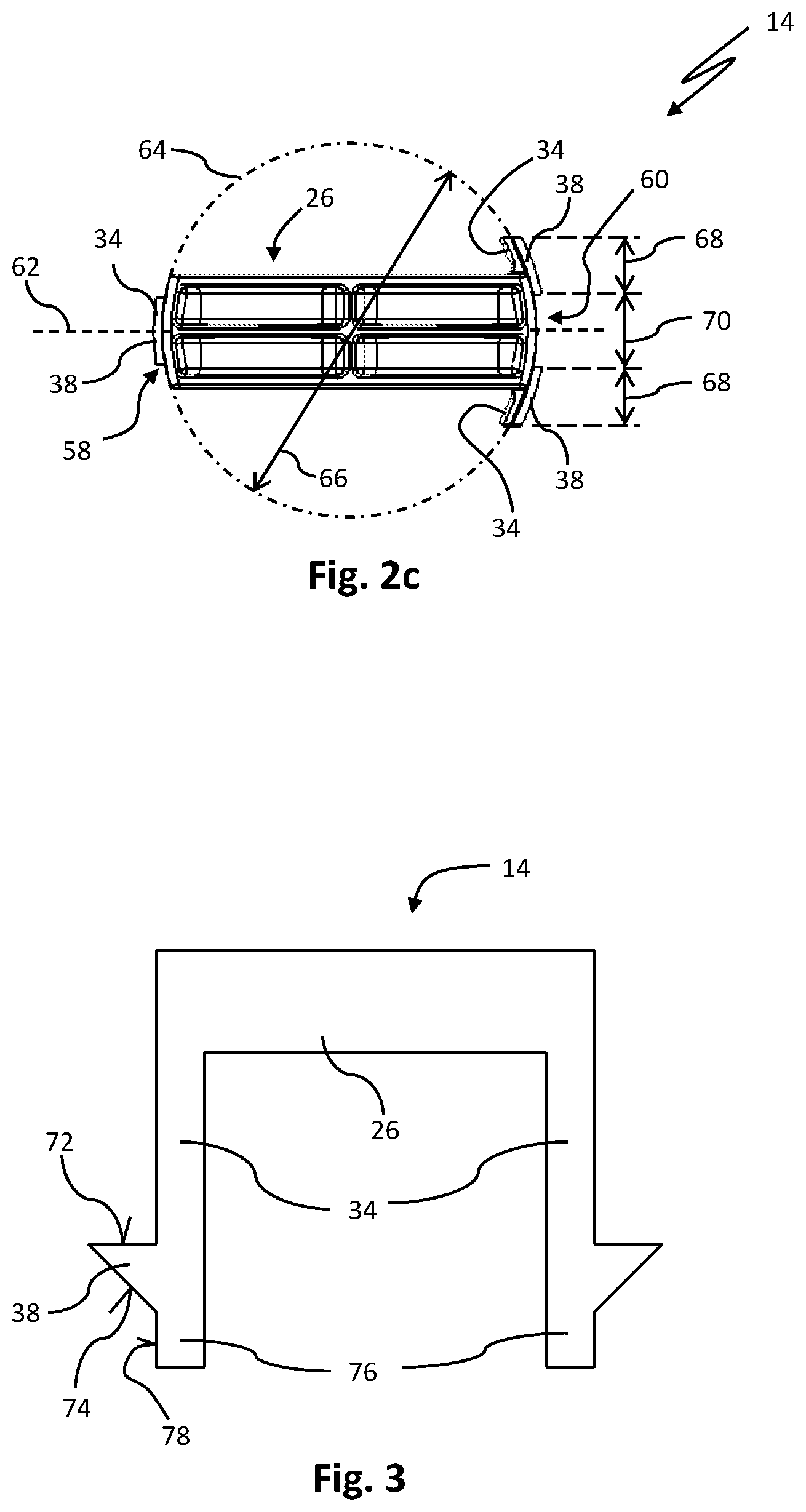 Patent US12318714 Figure 5 – Removal system including removal aid and separating element
