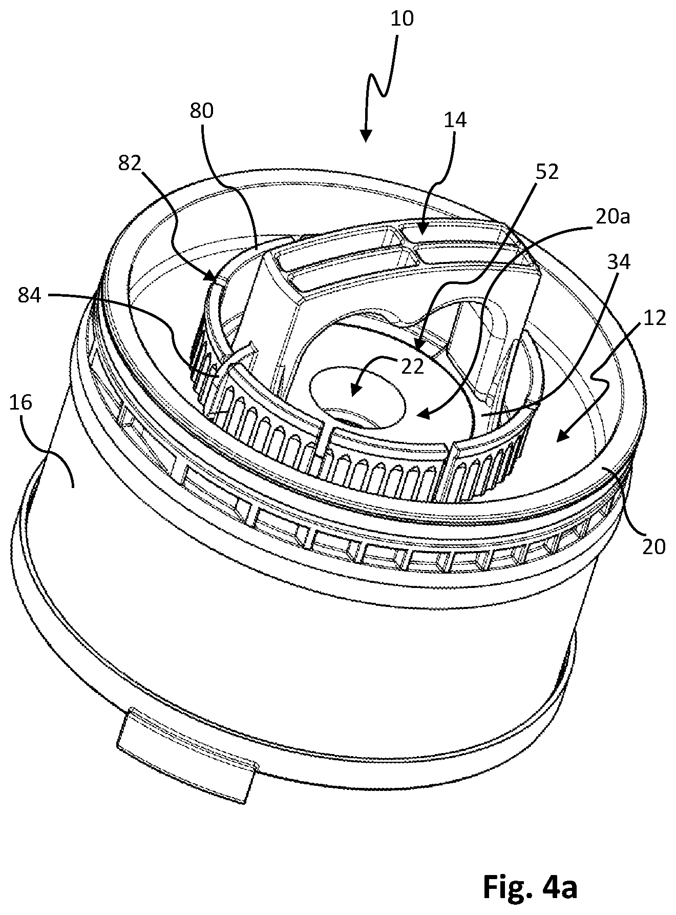 Patent US12318714 Figure 6 – Removal system including removal aid and separating element