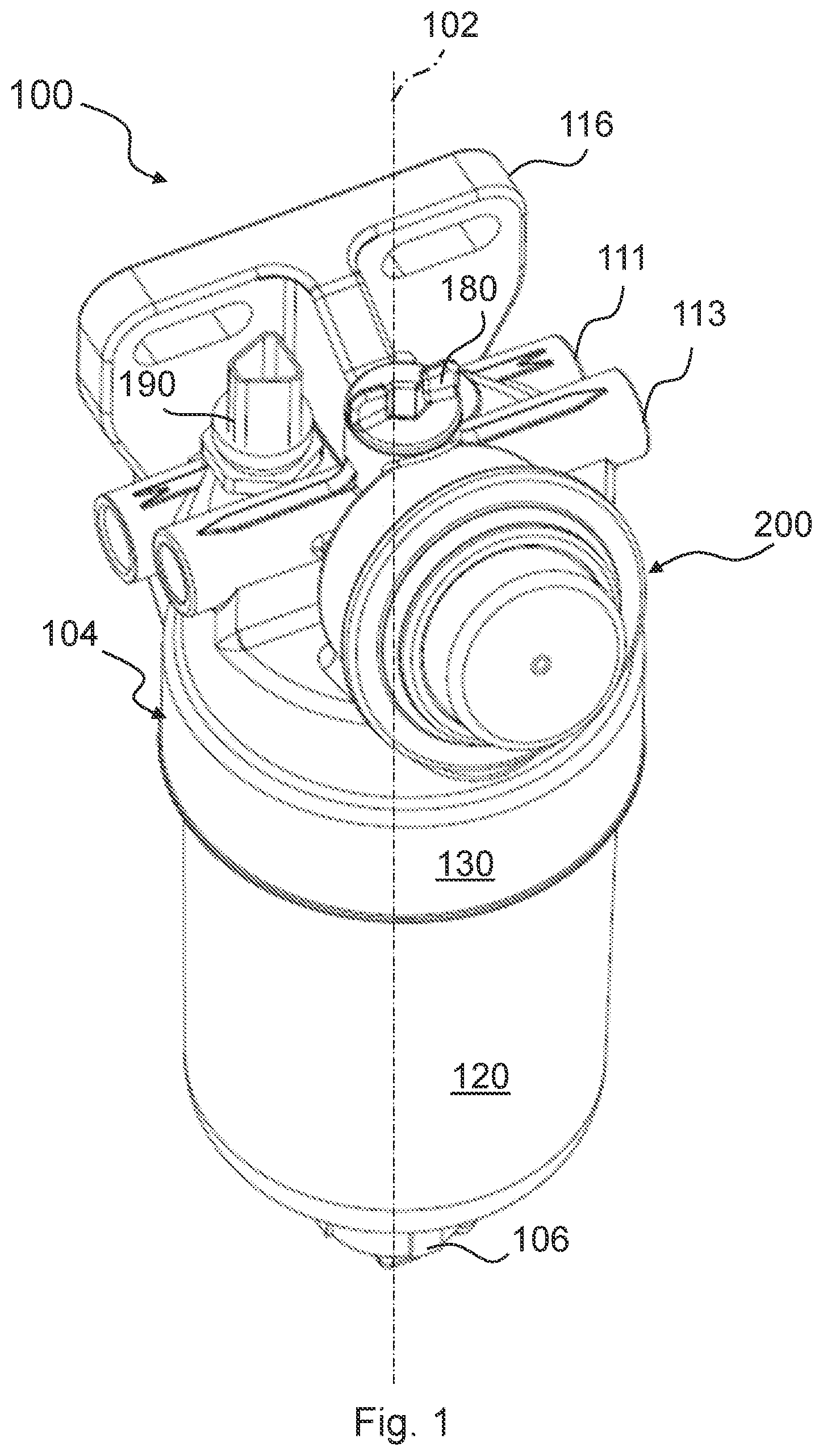 Patent US12318716 — Filter system comprising a pump and filter head module for a filter system — Figure 1