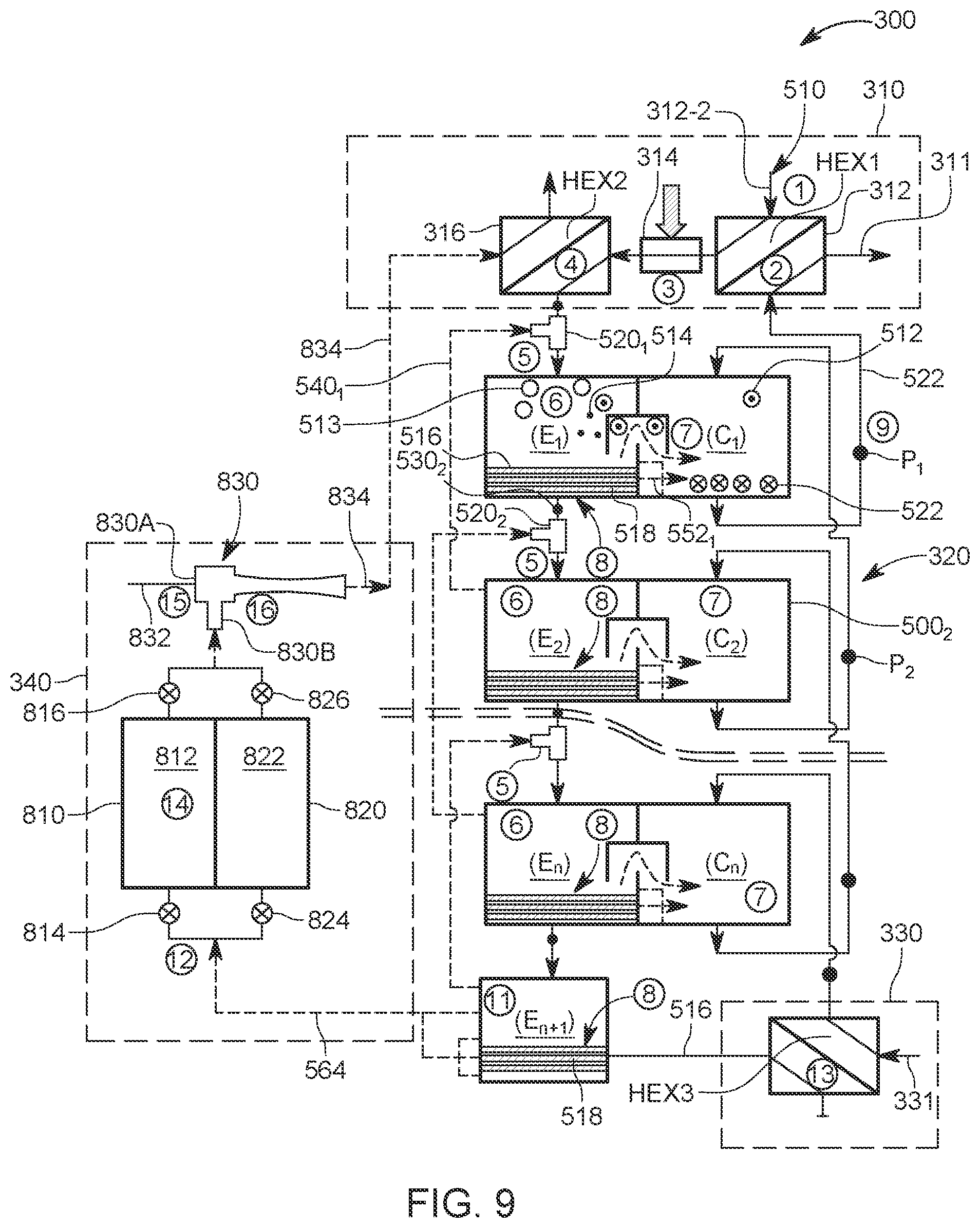 Patent US12318717 Figure 10 – Tubeless, multi-effect distillation system and method