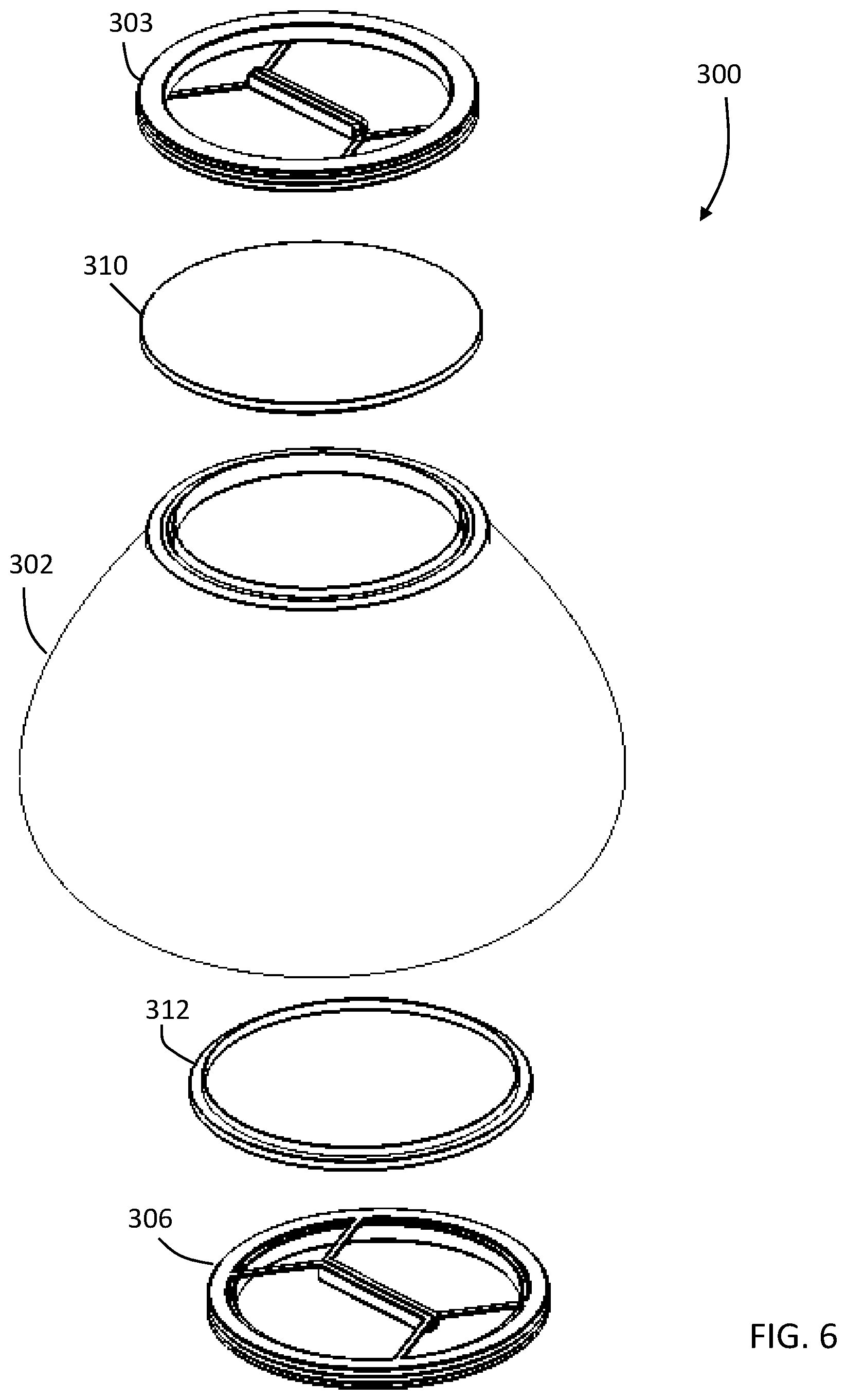 Patent US12318719 Figure 6 – Fluid purification device