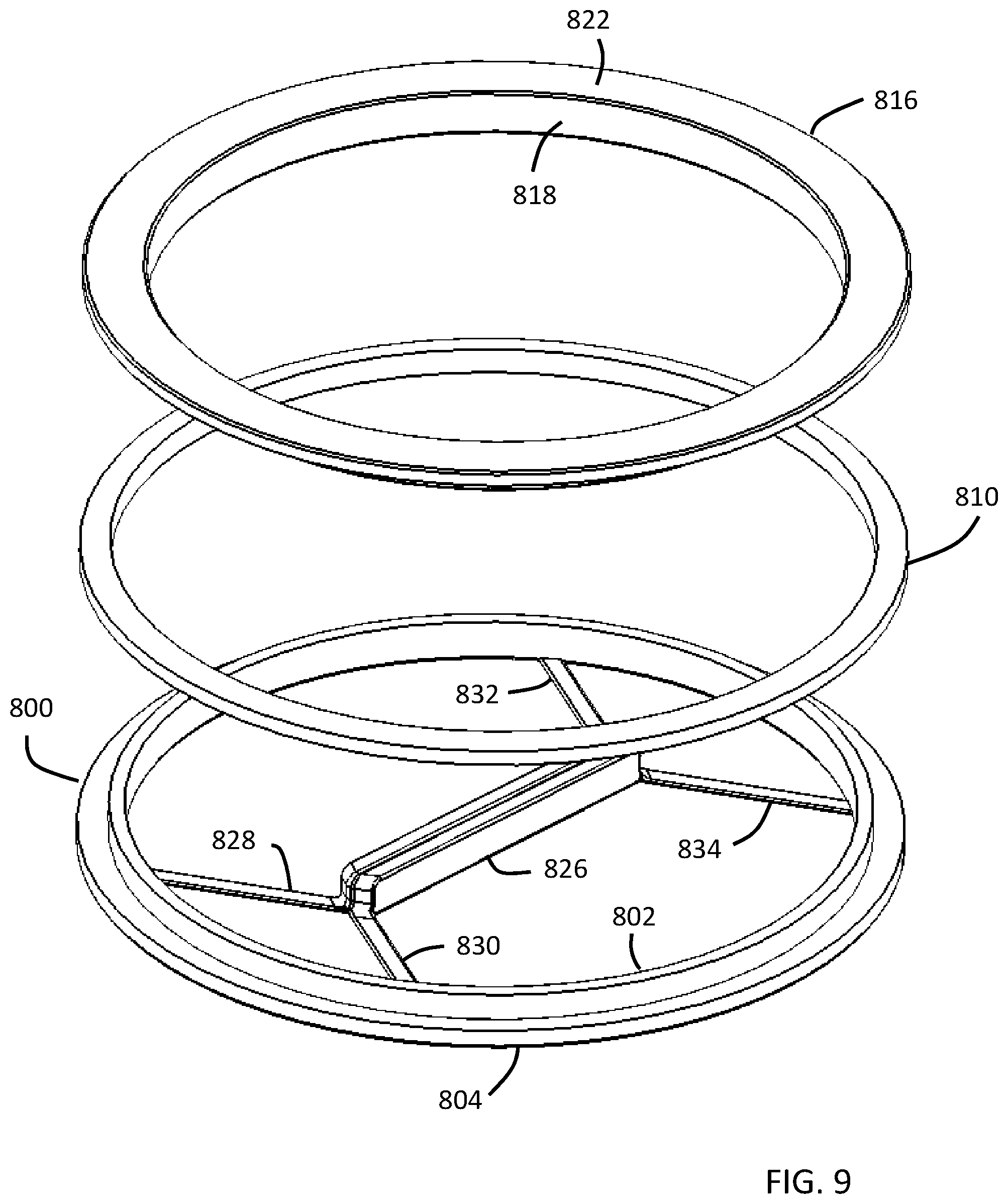 Patent US12318719 Figure 9 – Fluid purification device