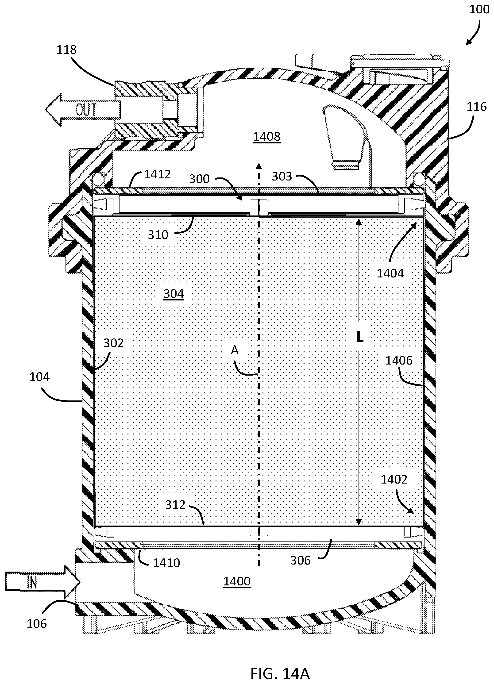 Patent US12318719 Figure 13 – Fluid purification device