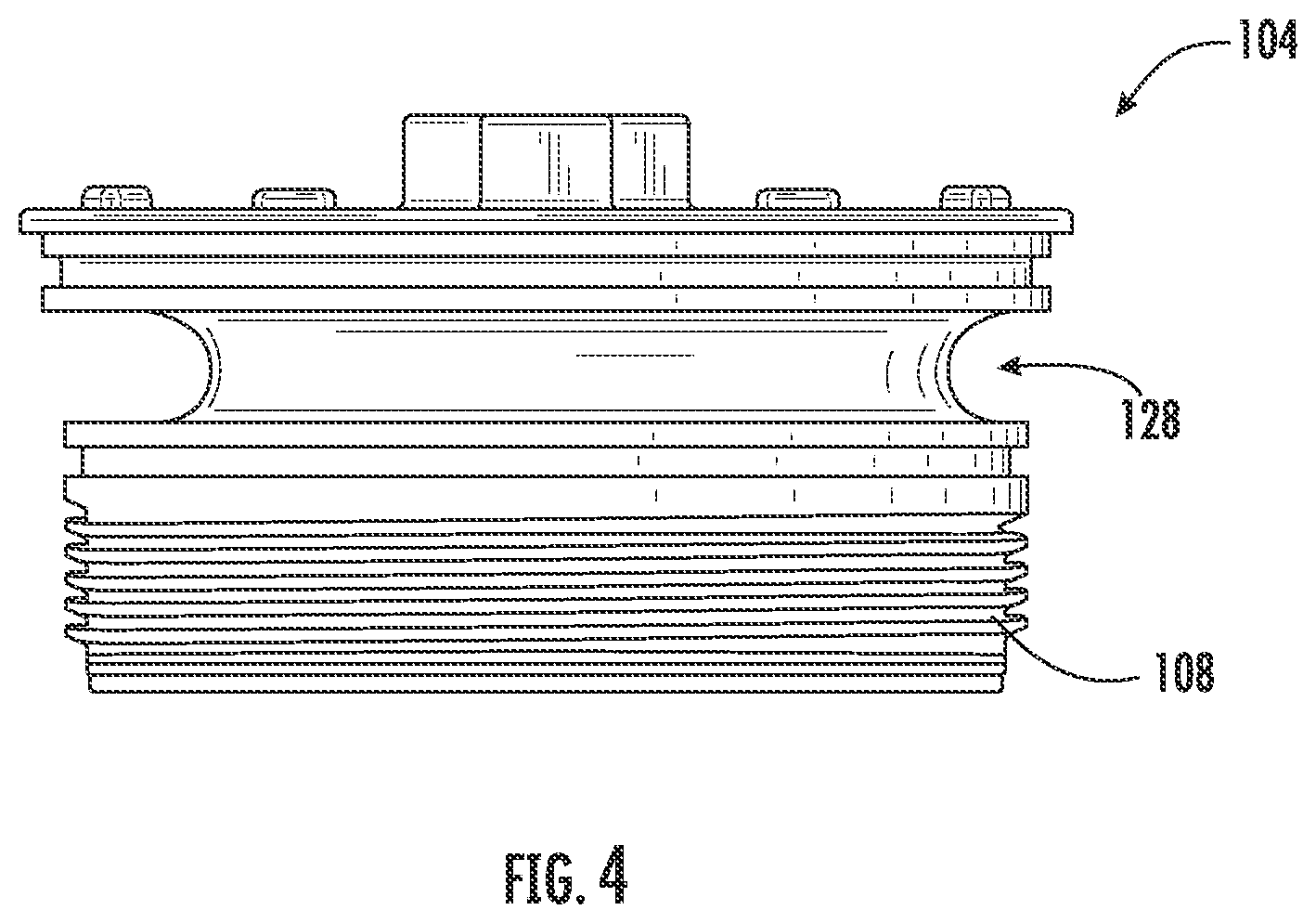 Patent US12318721 Figure 4 – Self-assisting element removal features for a filtration system