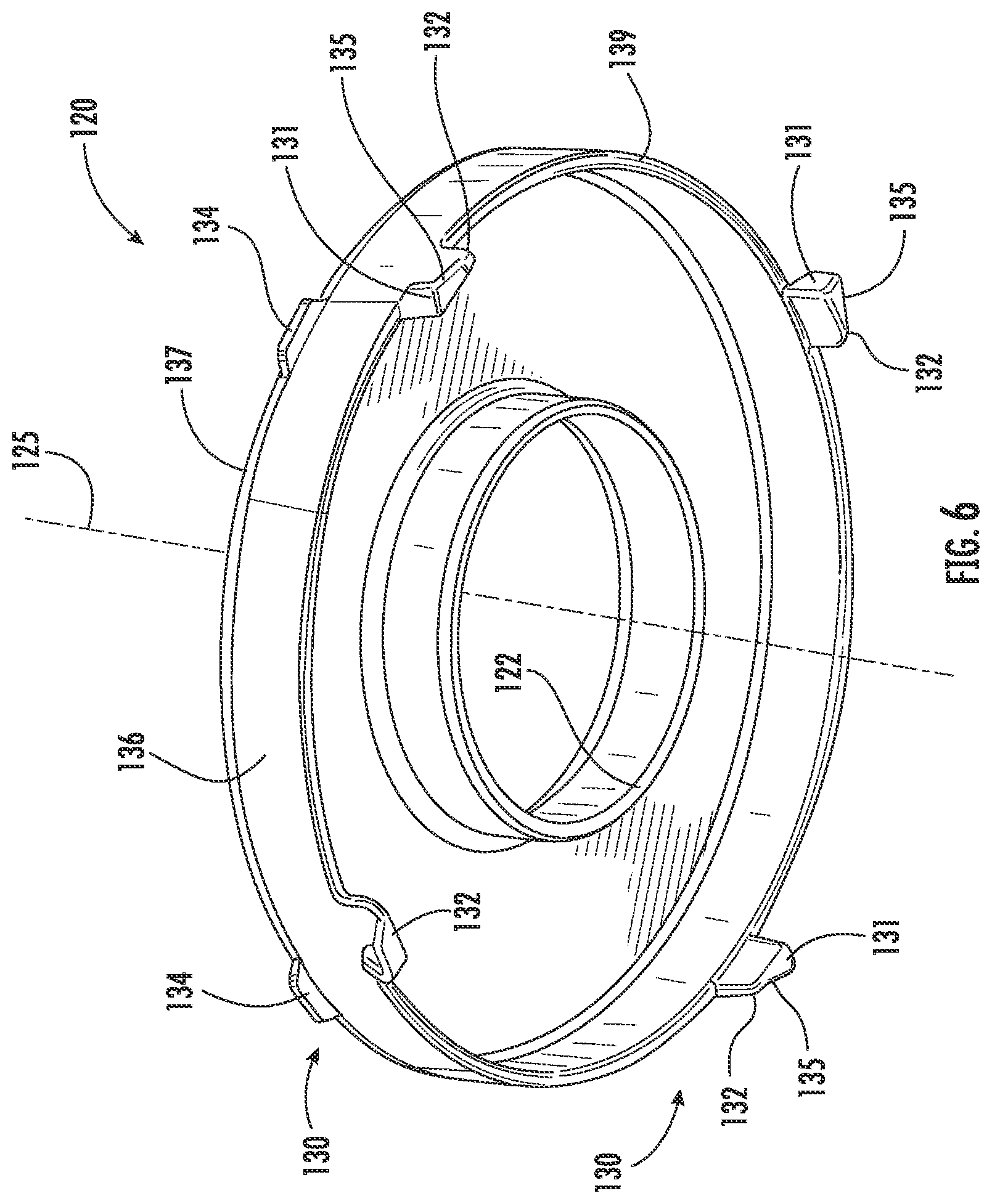 Patent US12318721 Figure 6 – Self-assisting element removal features for a filtration system