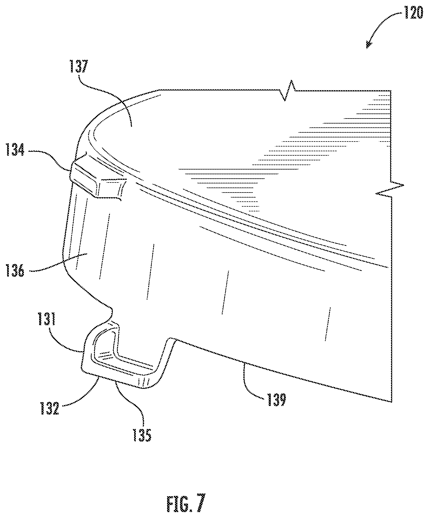 Patent US12318721 Figure 7 – Self-assisting element removal features for a filtration system