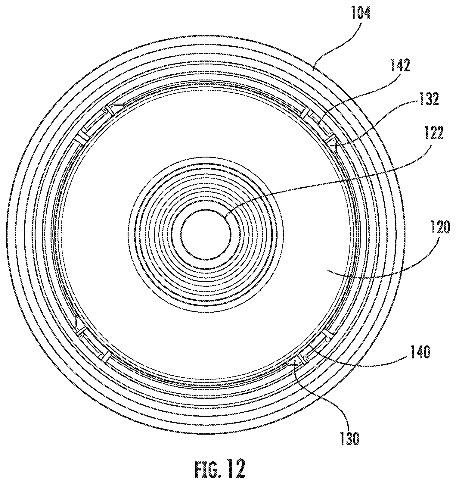 Patent US12318721 Figure 12 – Self-assisting element removal features for a filtration system