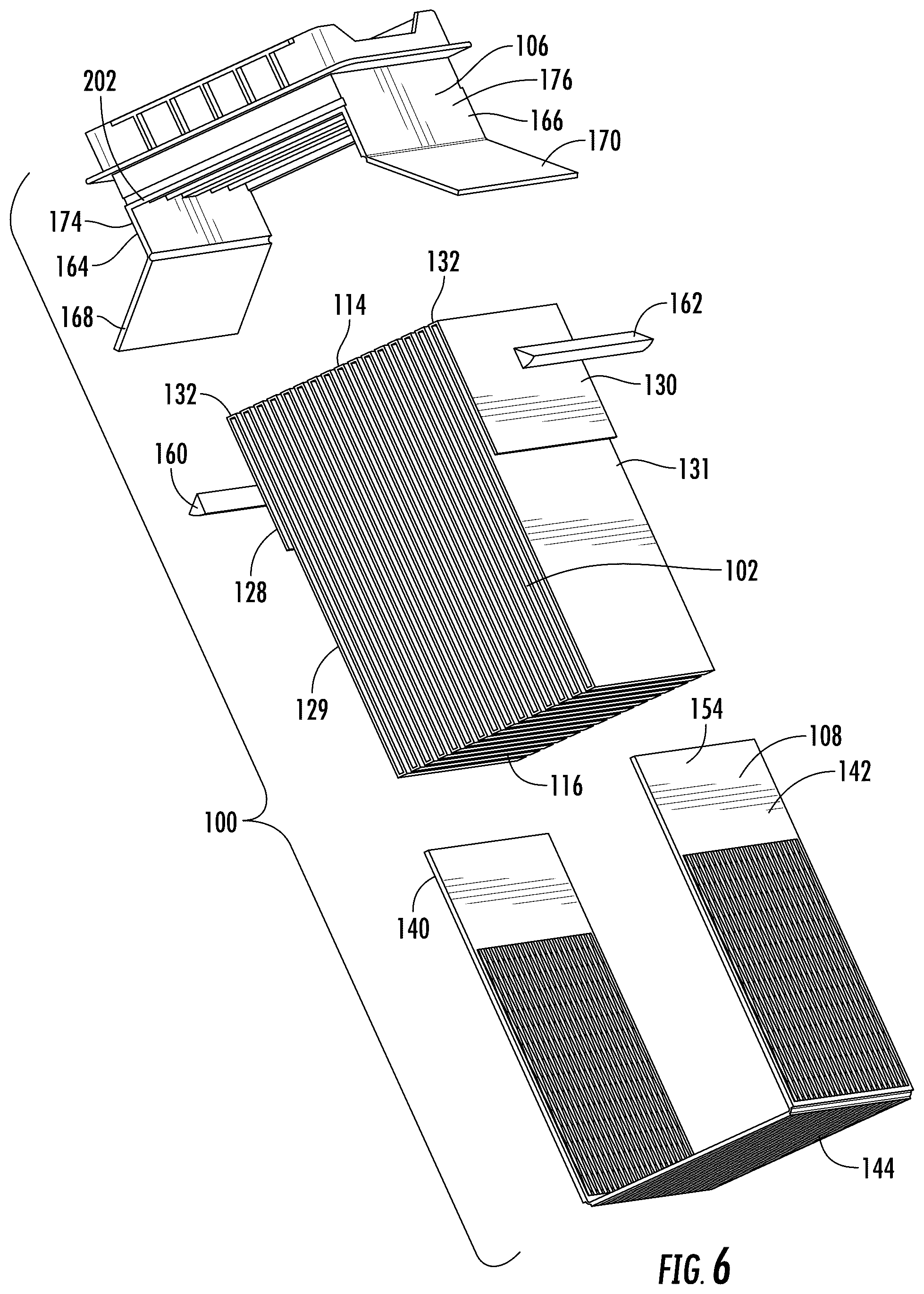 Patent US12318723 Figure 6 – Filter frame with foldable sealing flap