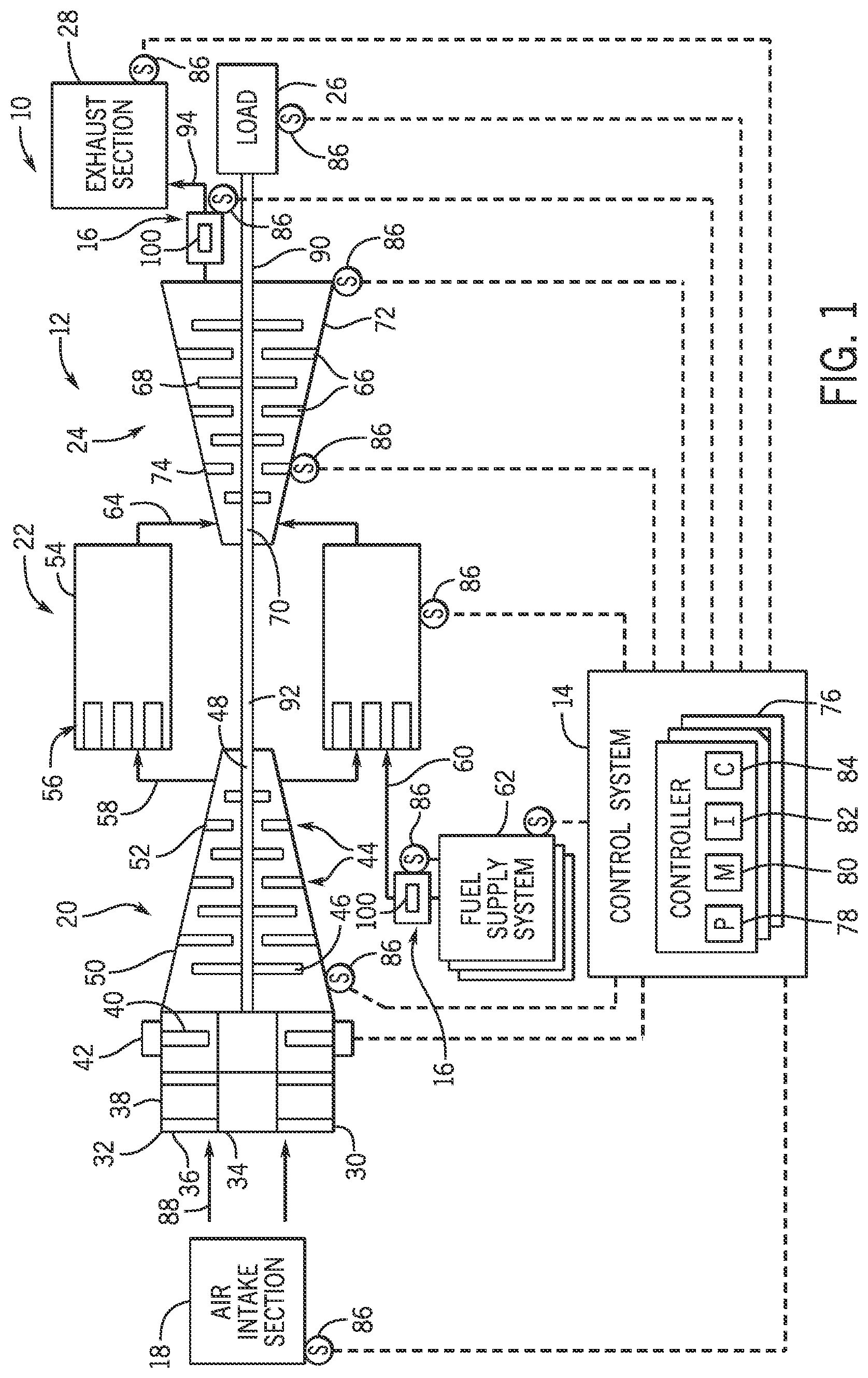 Patent US12318727 — System and method for controlling a temperature in an absorber — Figure 1