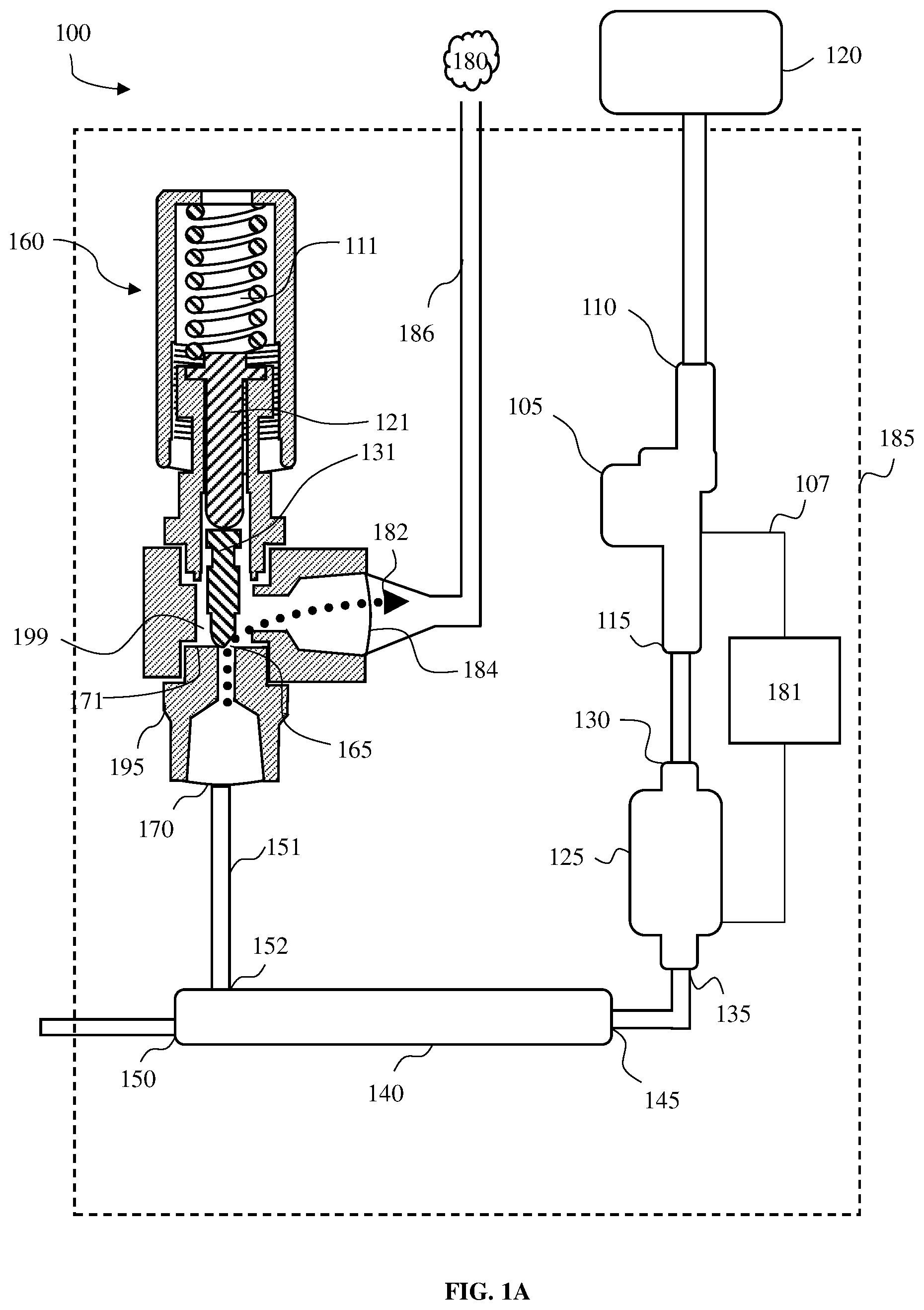 Patent US12318731 Figure 1 – Self-purging water pressure regulator and reverse osmosis system having a self-purging water pressure regulator