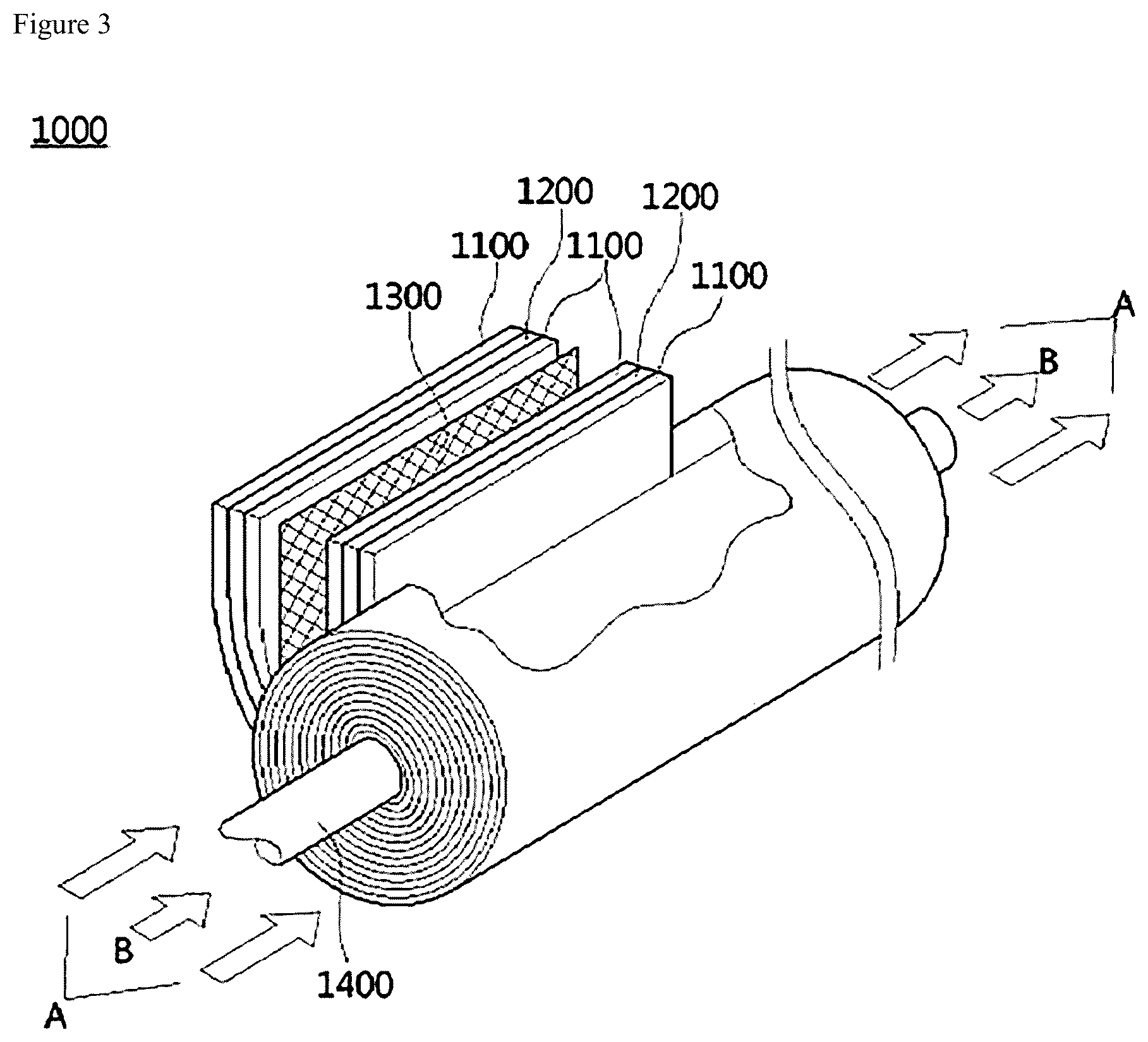 Patent US12318735 Figure 2 – Reverse osmosis membrane and method for manufacturing same
