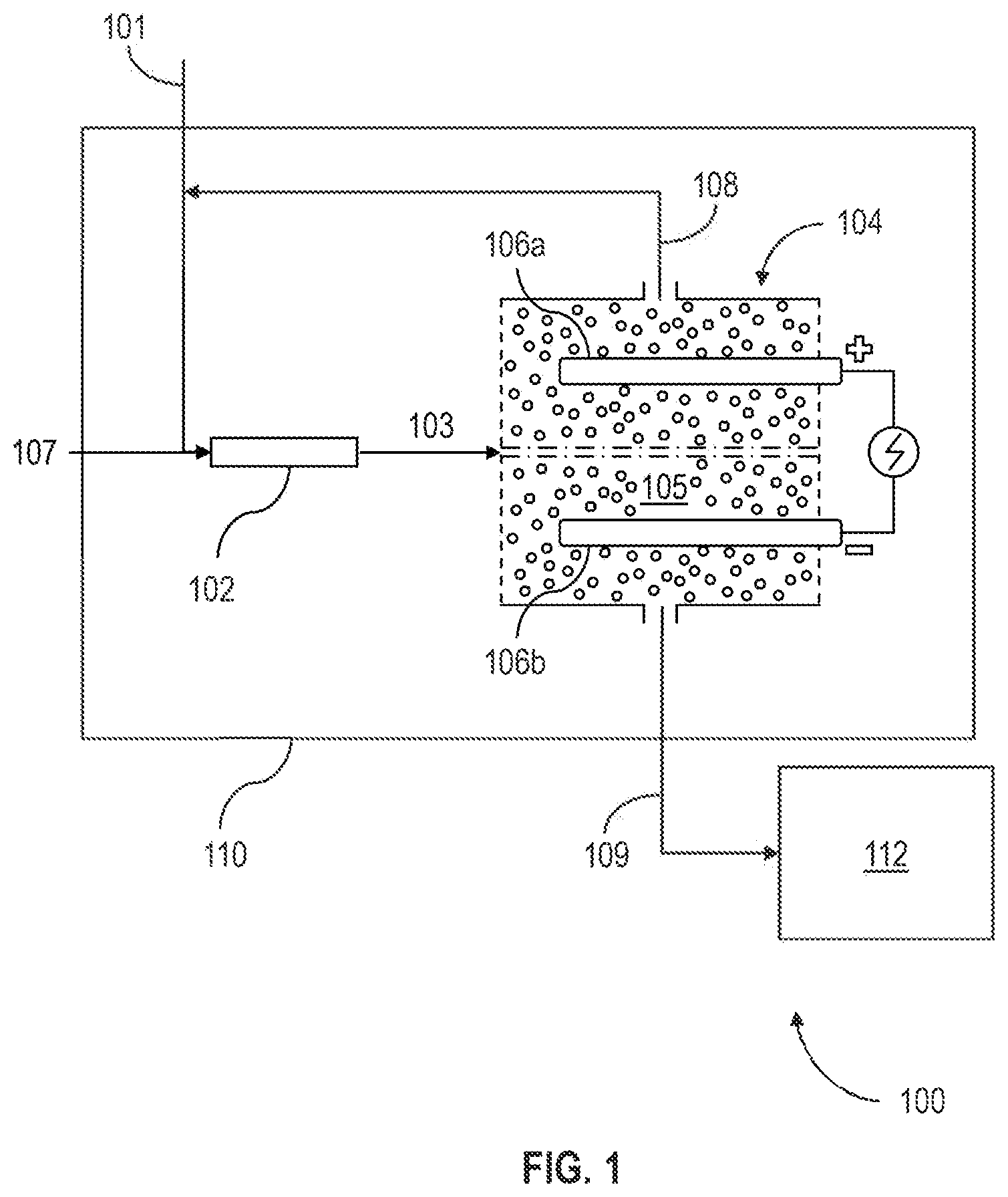 Patent US12318740 Figure 1 – Method and apparatus for producing chlorine gas in an electrolytic cell