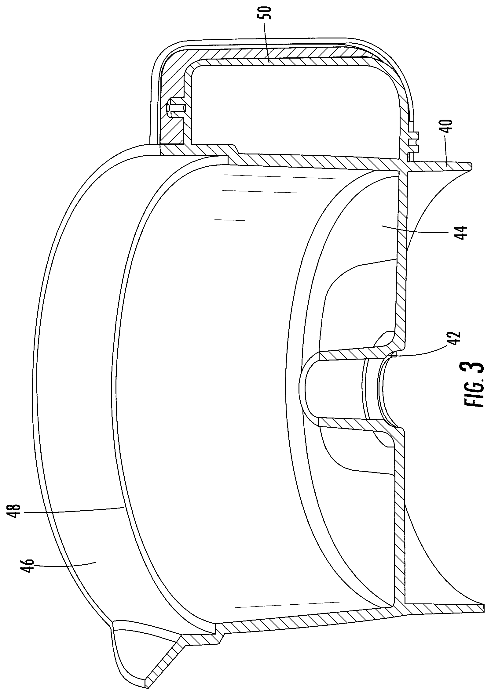 Patent US12318745 Figure 3 – Food processor with cleaning accessory and methods of using same