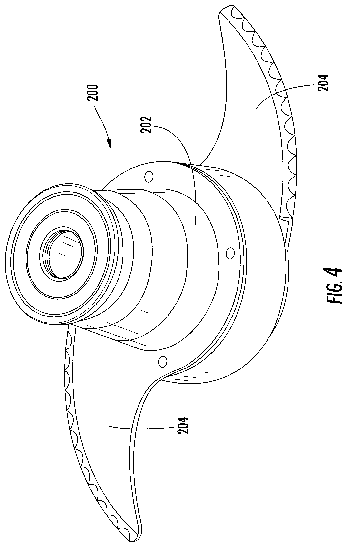 Patent US12318745 Figure 4 – Food processor with cleaning accessory and methods of using same
