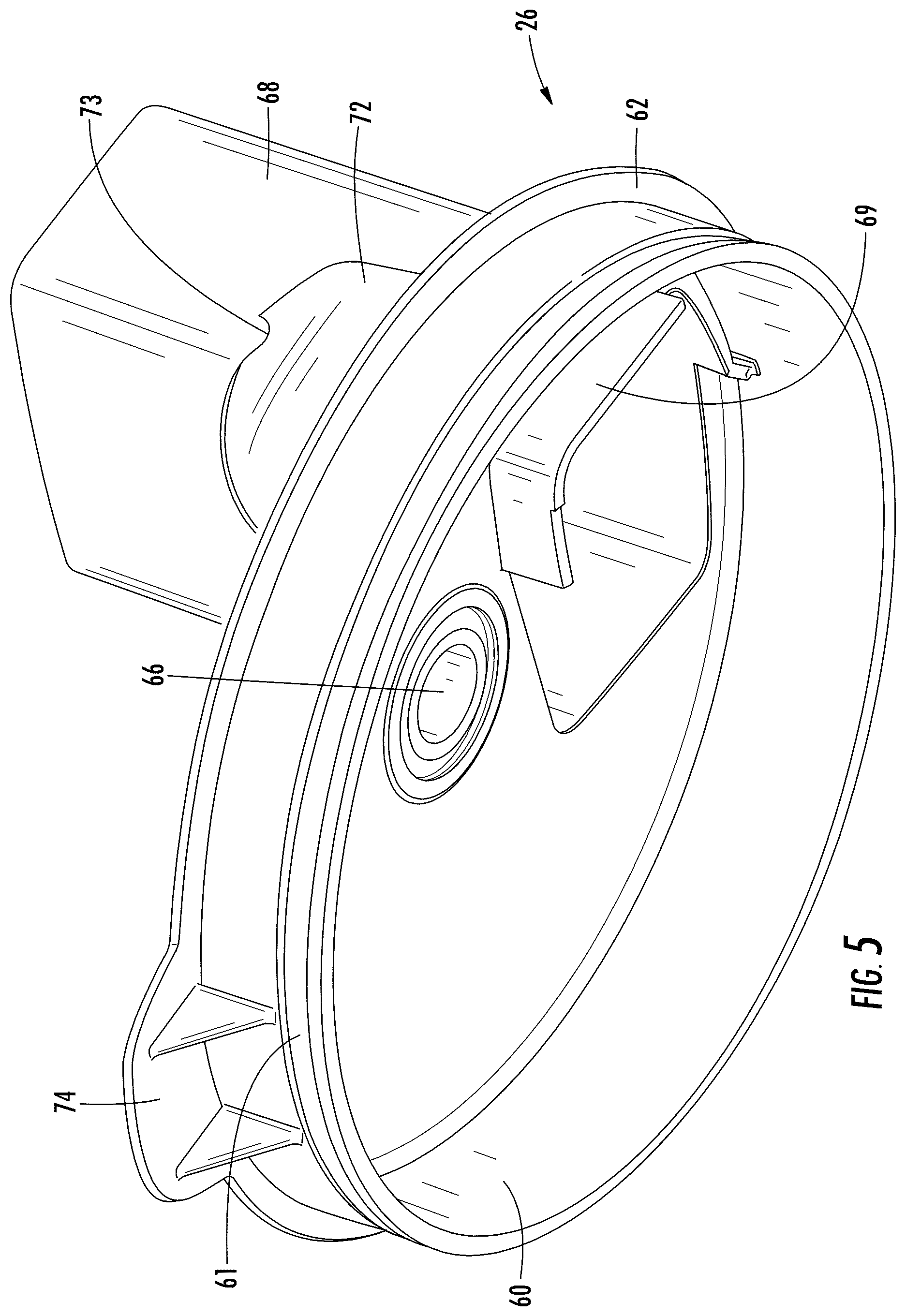 Patent US12318745 Figure 5 – Food processor with cleaning accessory and methods of using same
