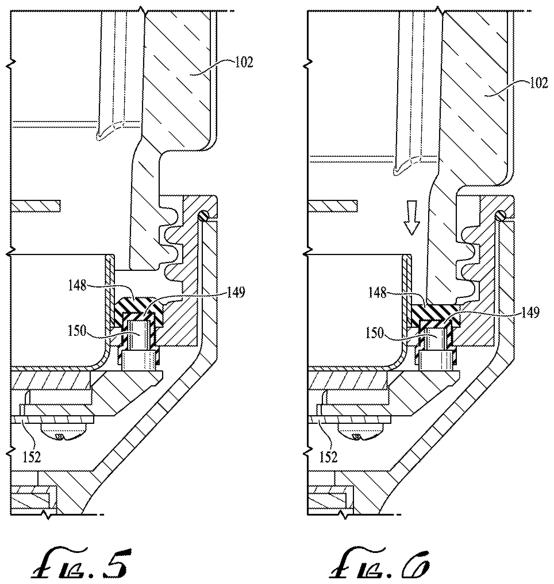 Patent US12318747 Figure 5 – Blender apparatus with safety interlock system