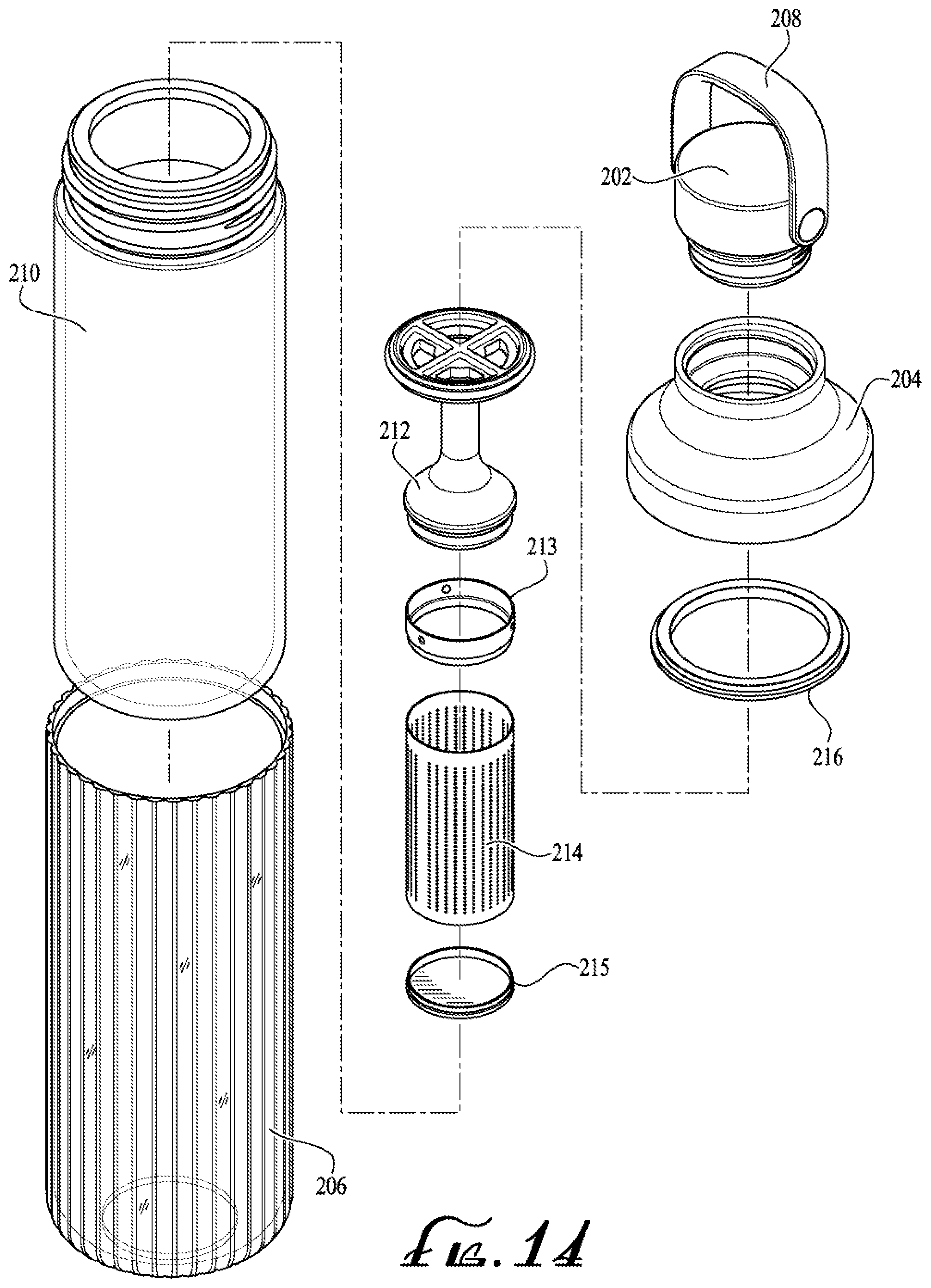 Patent US12318747 Figure 12 – Blender apparatus with safety interlock system